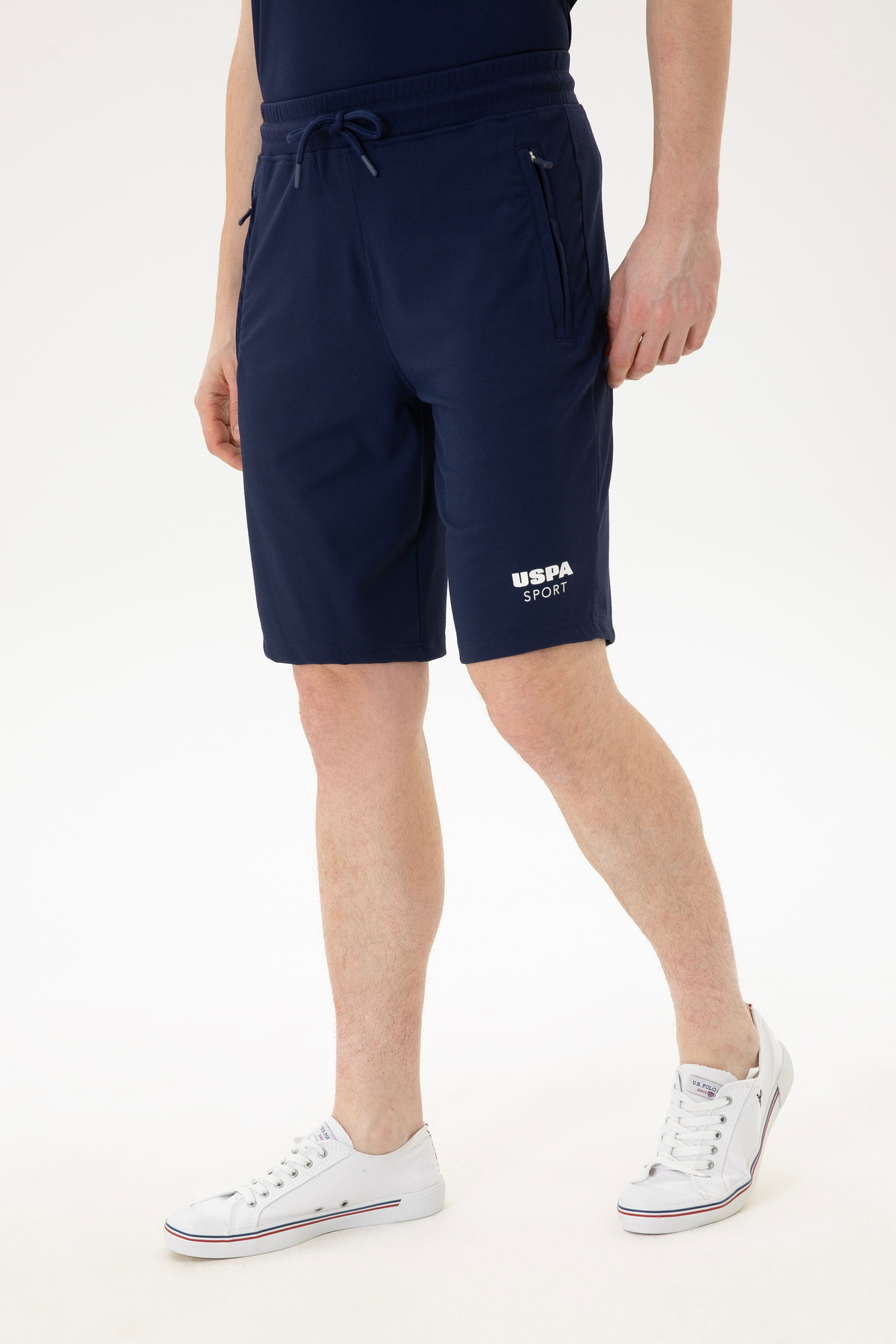 U.S. Polo Assn.  Erkek Lacivert Örme Şort 50282244-VR033 - Görsel 2