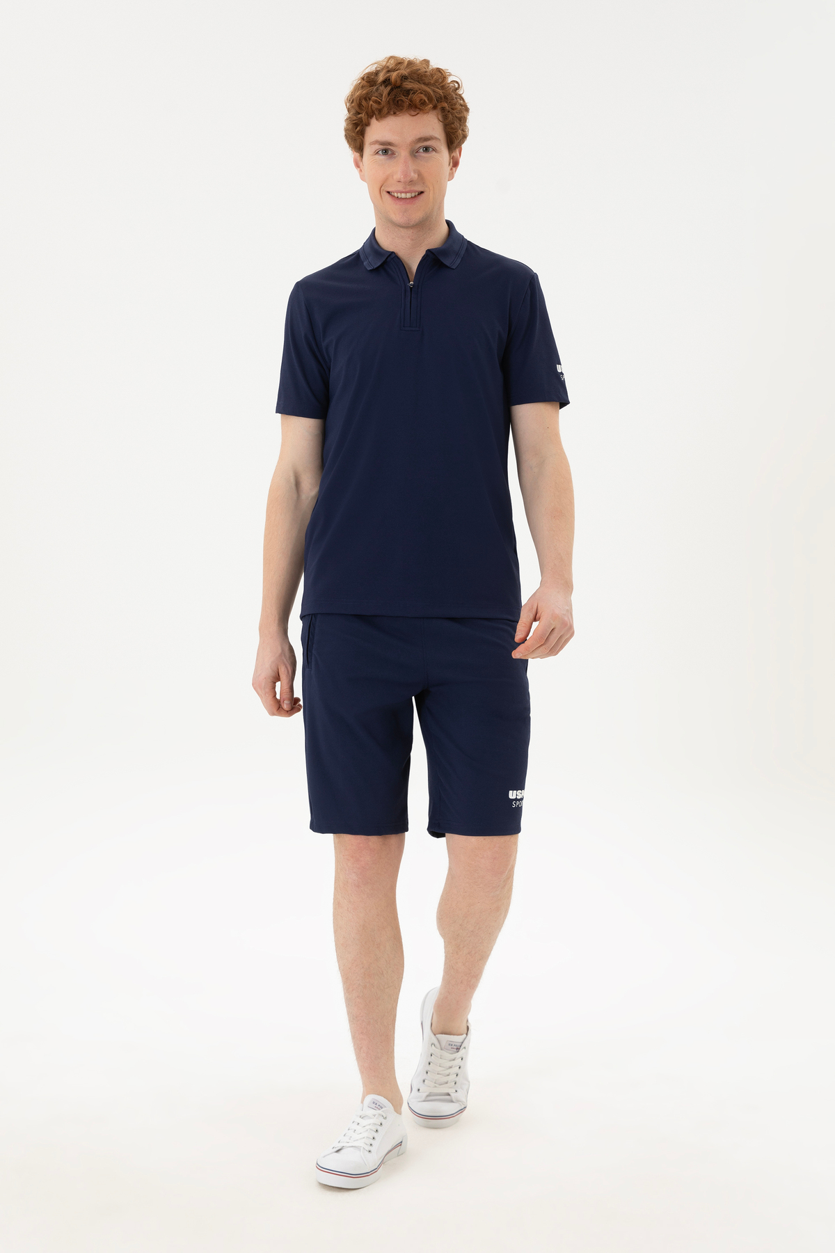 U.S. Polo Assn.  Erkek Lacivert Örme Şort 50282244-VR033 - Görsel 3