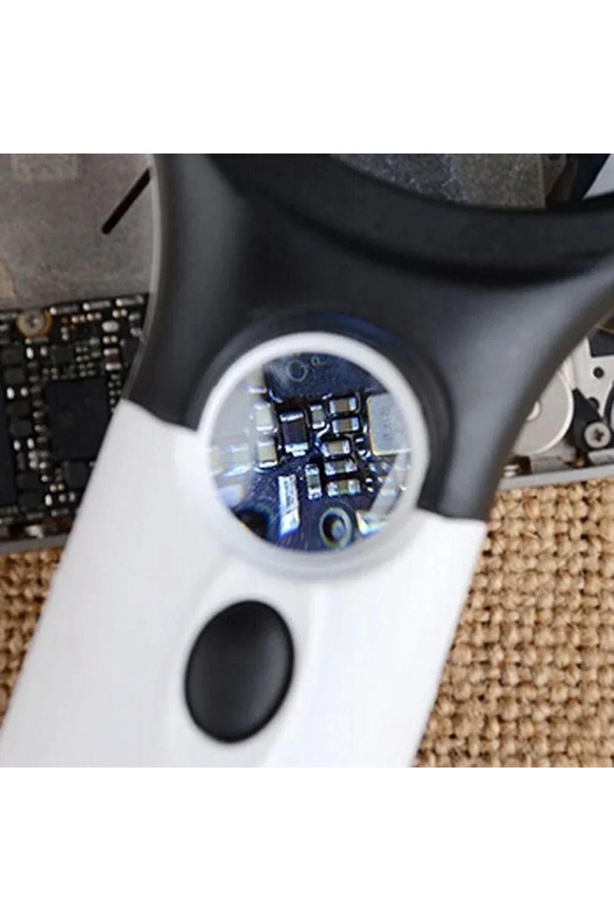 Choice-White Magnifying Glass Handheld 45X Magnifier Eye Friendly  Super Light and Easy to Handle For Re... 2