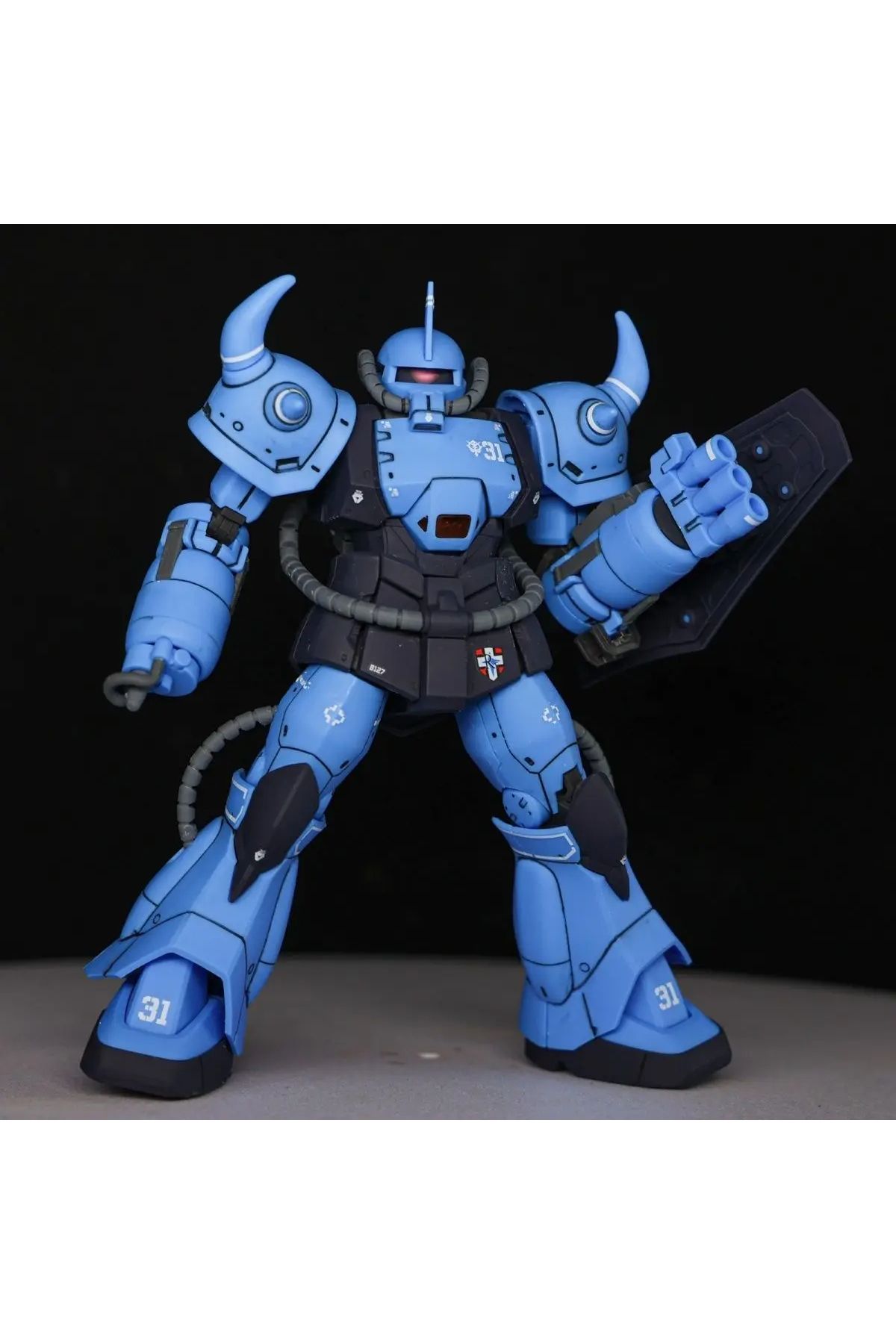 Choice-HGUC 1/144 MS-07B-3 Gouf Custom Assembly Model Gouf Anime Figure Plastic Model Kit Action Statue ... 6