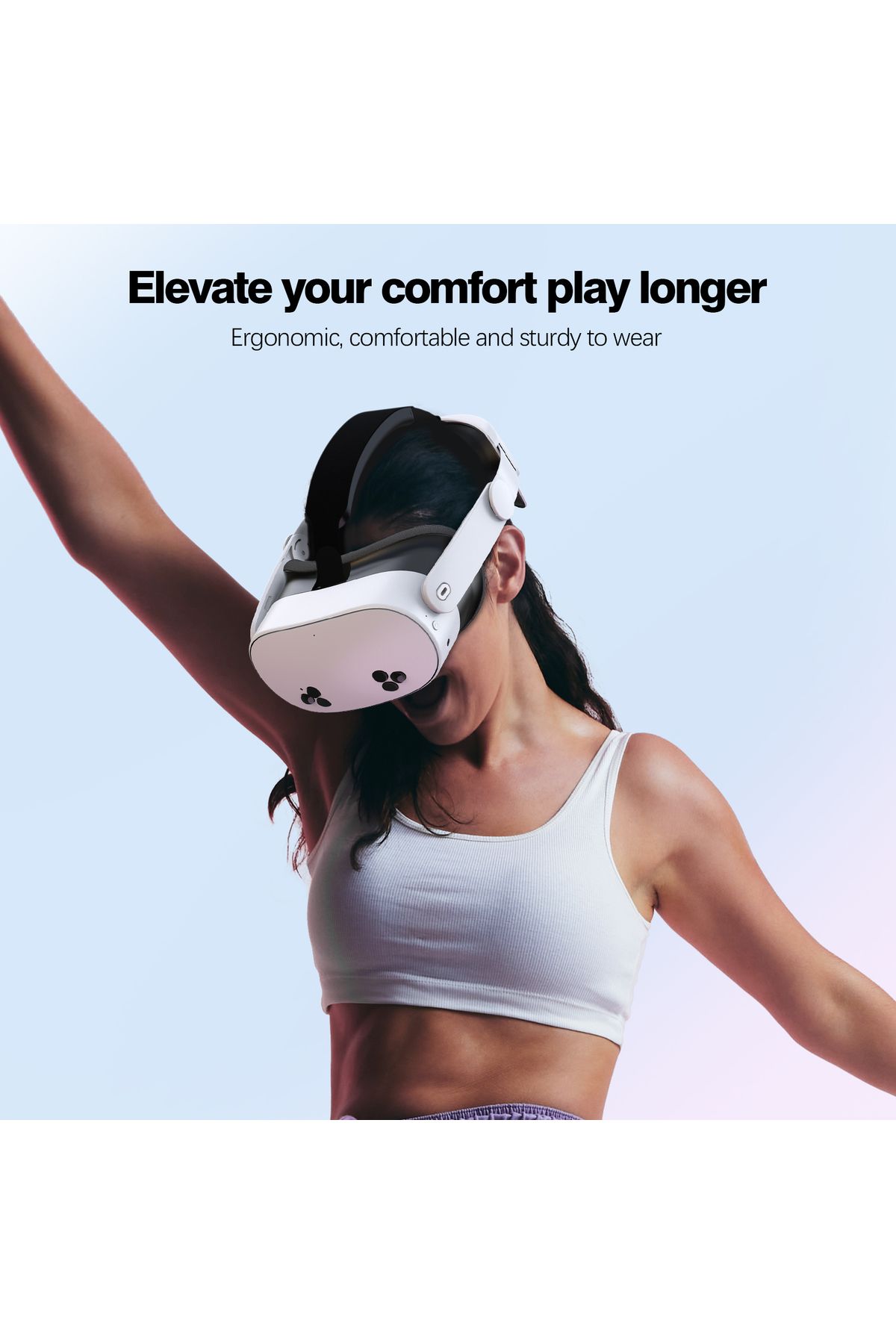 Choice-HUNDAI Design For Meta Quest 3S/Oculus Quest 3S Elite Strap Adjustable Head Strap 7