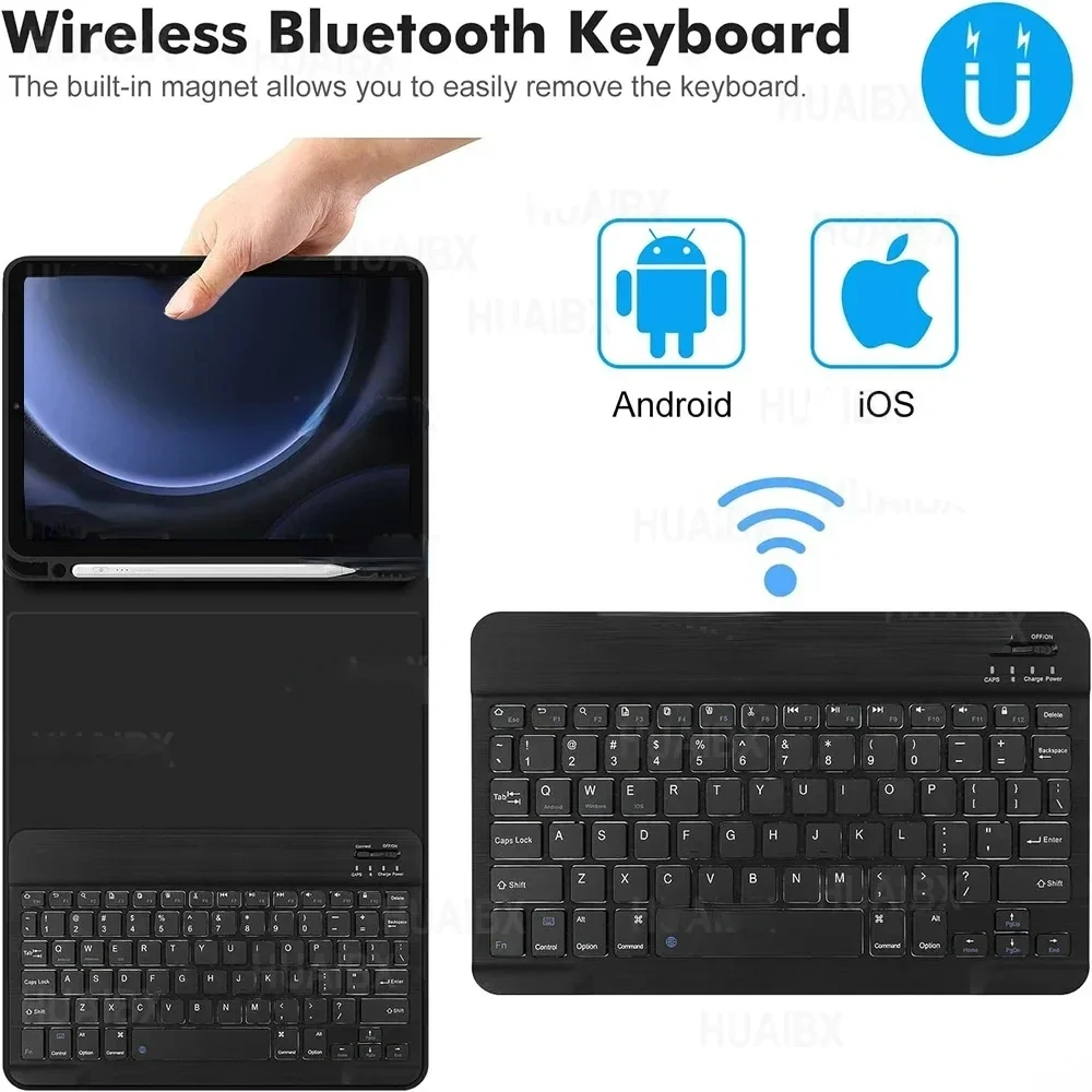 Choice For Samsung Galaxy Tab S9 Fe 10 9 Inch Case Detachable Keyboard