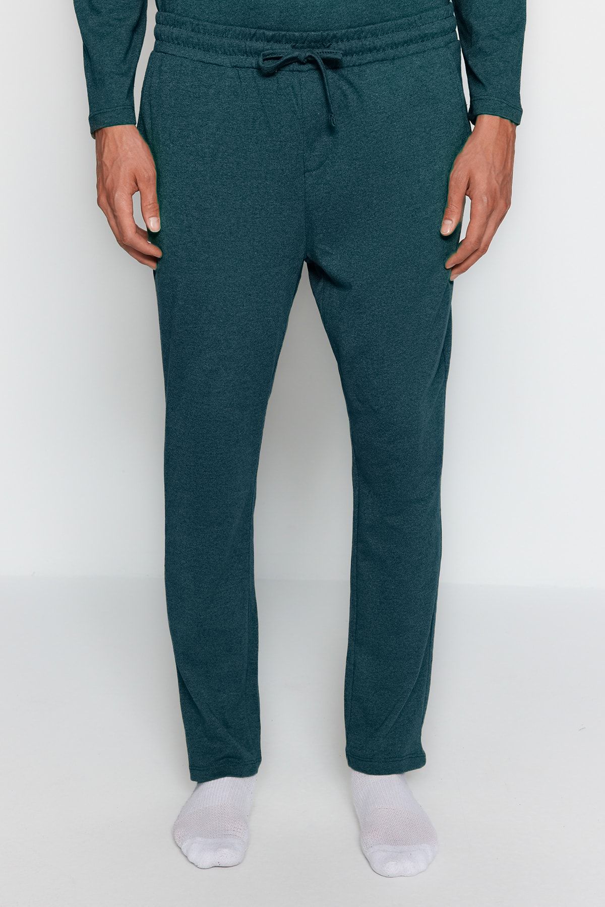 Trendyol Collection-Чоловічий піжамний комплект з принтом Regular Fit Orme TMNAW24PT00005 3