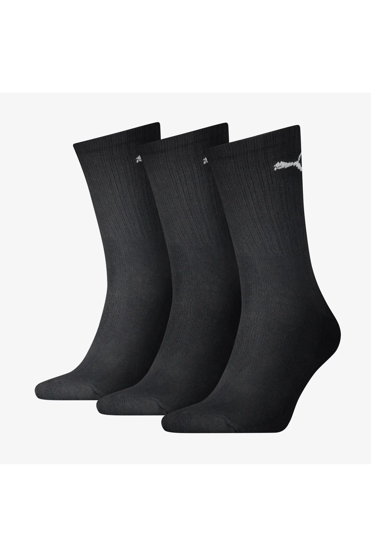 Puma-Schwarze Puma Sport Crew Lightweight 3p Unisex-Socken 907940-01 1