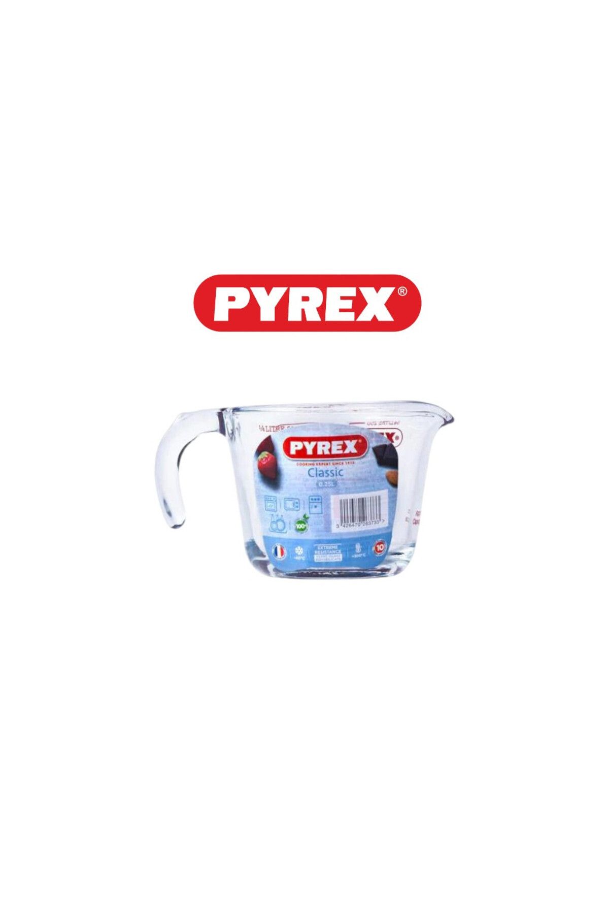 Pyrex-Measuring Jug 0.25L - Durable & Versatile Kitchen Tool 1