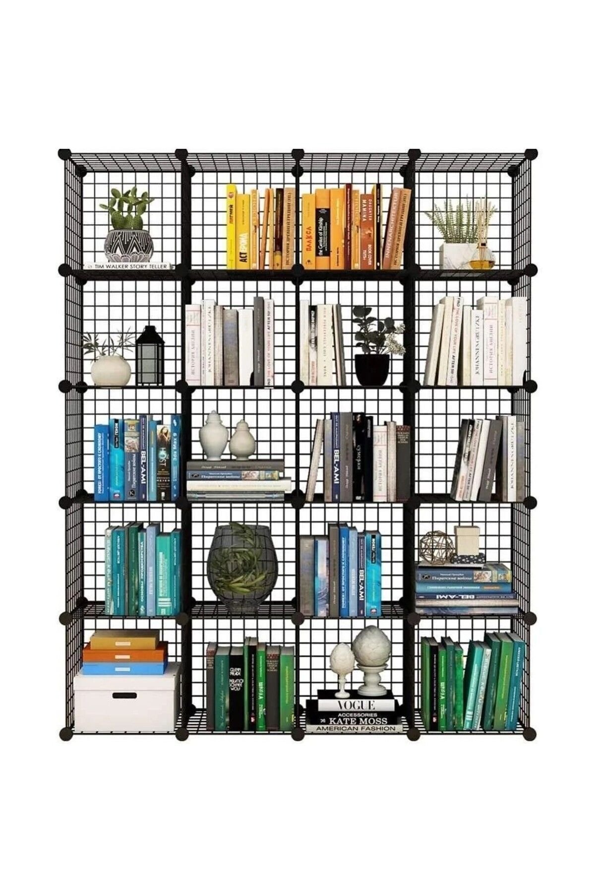 Feronyahome & Garden-6-Section Portable Storage and Organization Shelfs,Kitchen,Badge Organizer,Toy Organization Shelfs 8