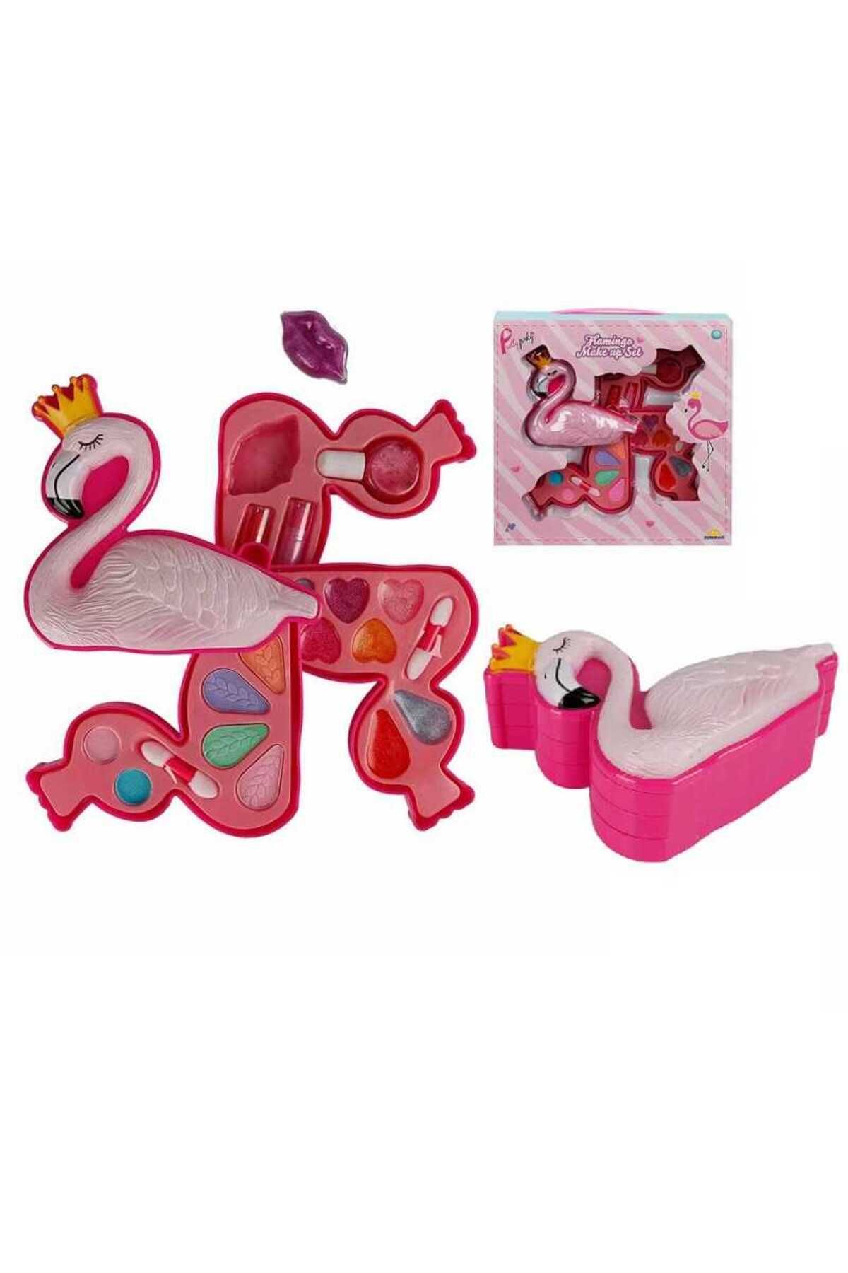 Oyuncakfabrikasi-Sunman Toy Flamingo Shaped 3-Tier Makeup Beauty Set / Trendbookhouse 2