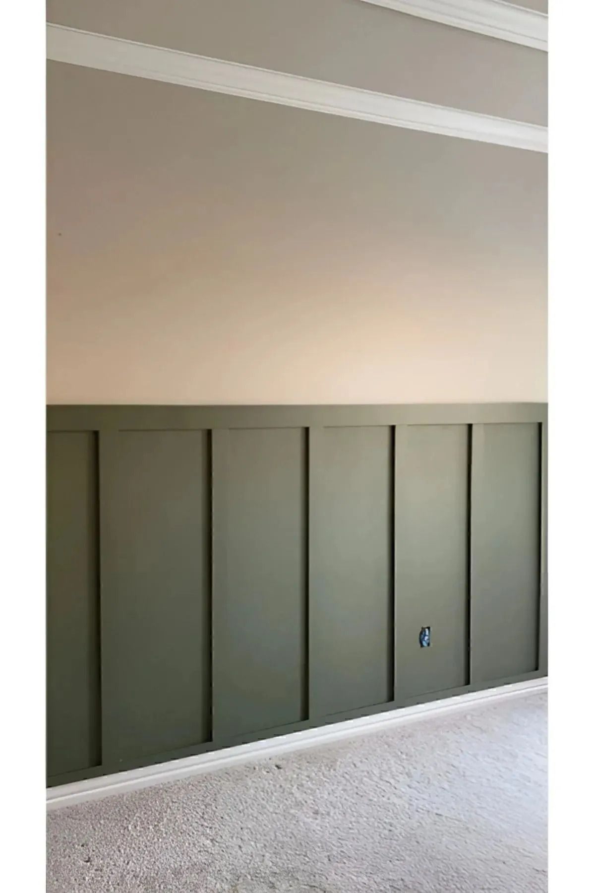 Iskandinav Duvar Çıtası 5 Adet 100 Cm x 8 Cm Dekoratif Duvar Çıtası Boyanabilir Duvar Dekoru