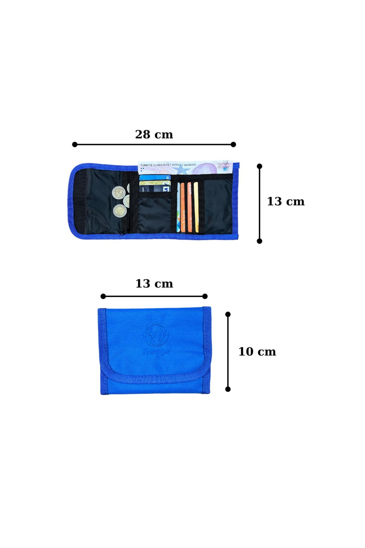 کیف پول مردانه و زنانه مونتلووی یونیسکس WALLET MNTCZ2024 NAVY BLUE Monte Lui