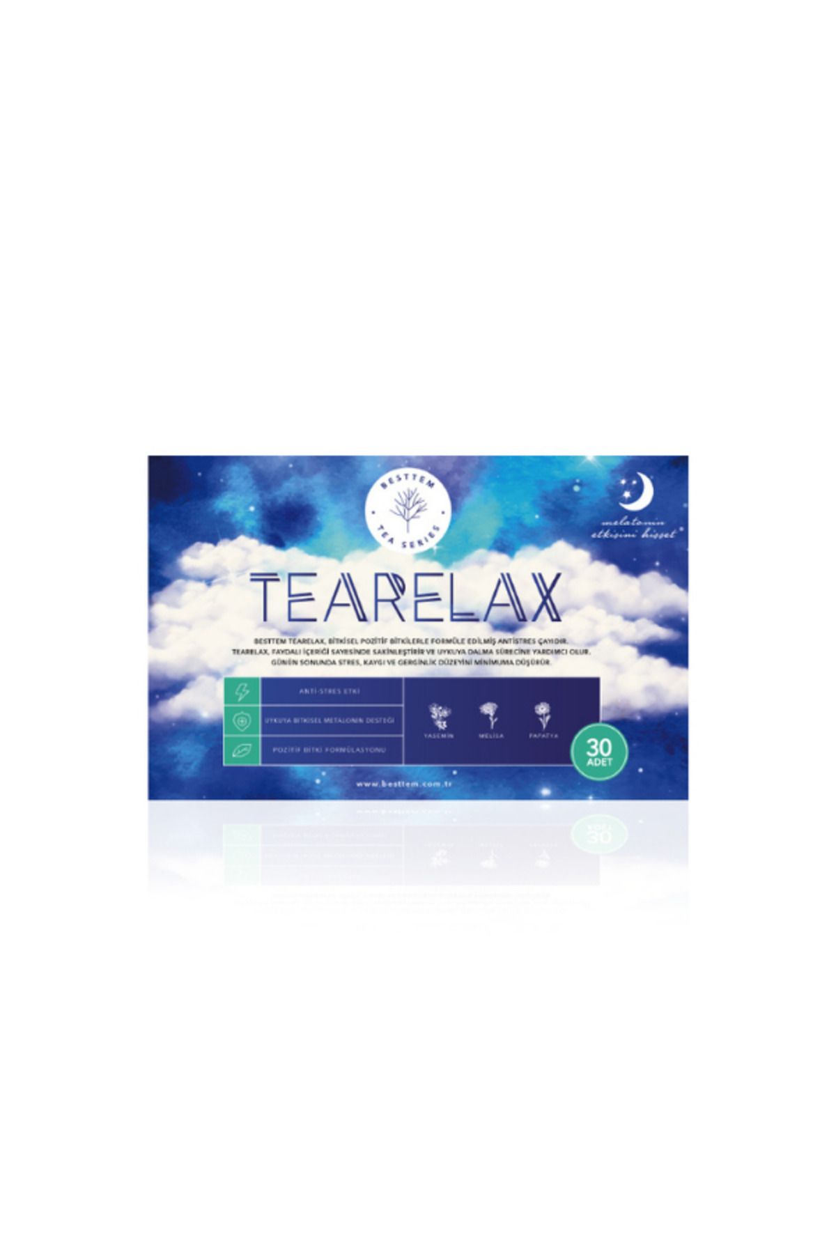 BESTTEM Tearelax Melatonin Çayı (30 adet poşet)