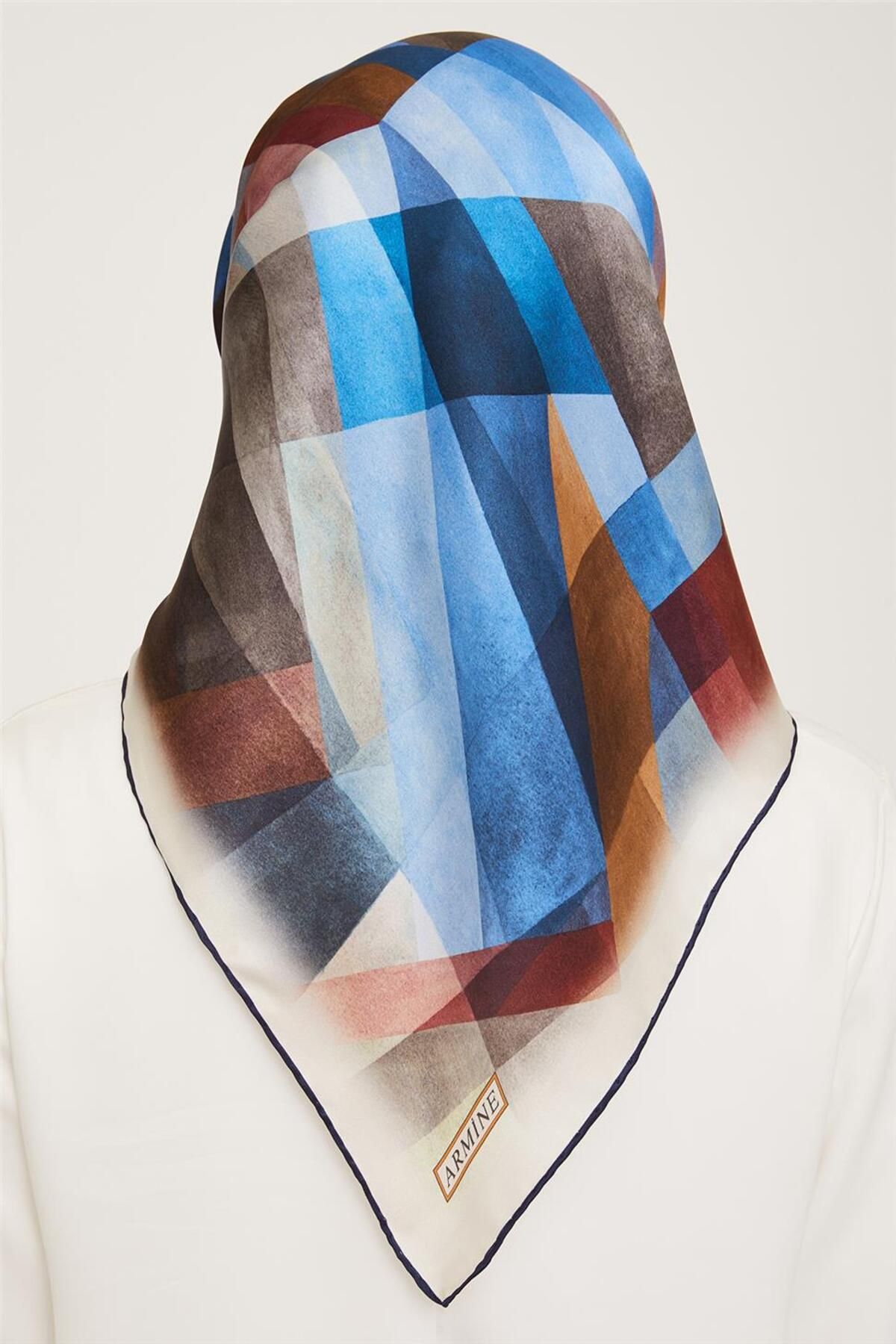 Armine-Twill Μεταξωτό Κασκόλ 23ka9024 02 4