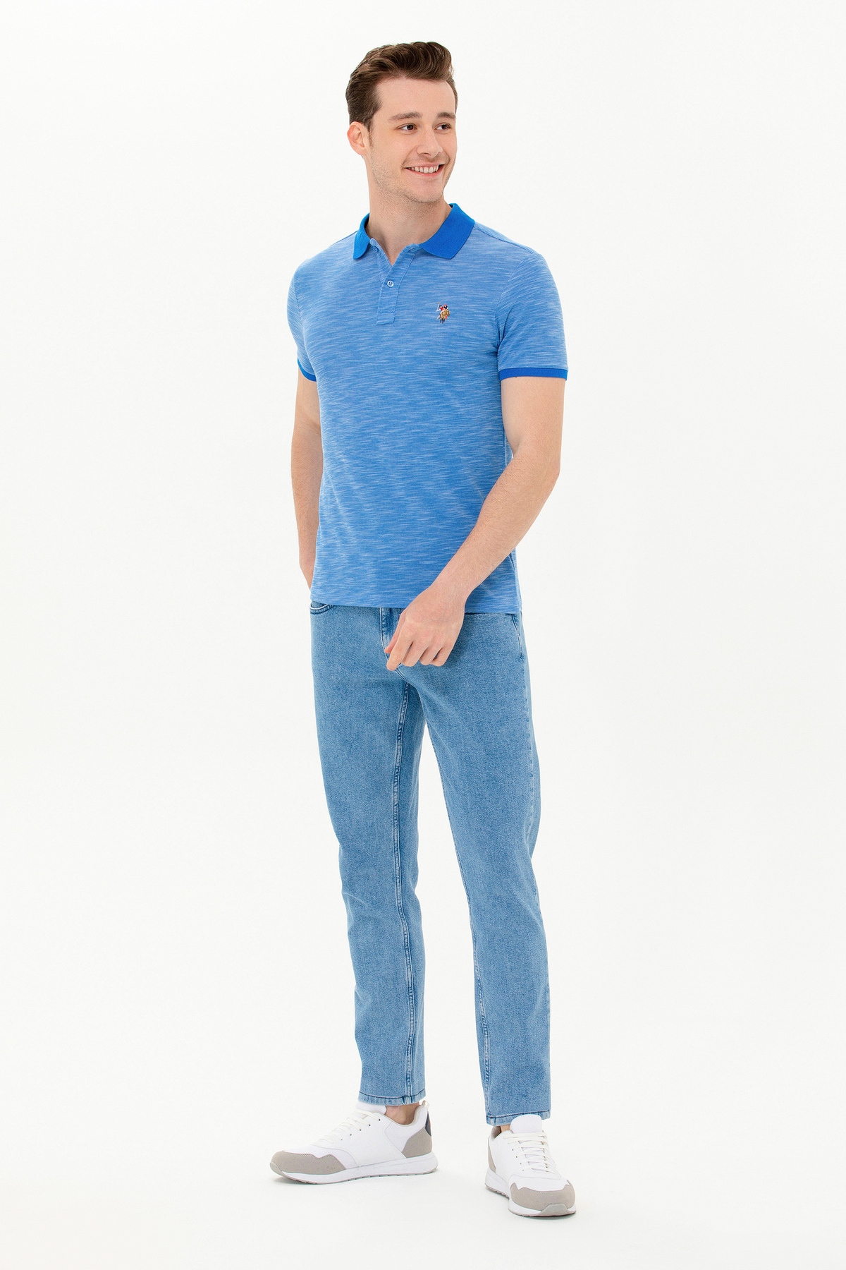 پولوشرت مردانه یقه پلو | یو اس پولو U.S. Polo Assn. 815911 TR - تصویر 4