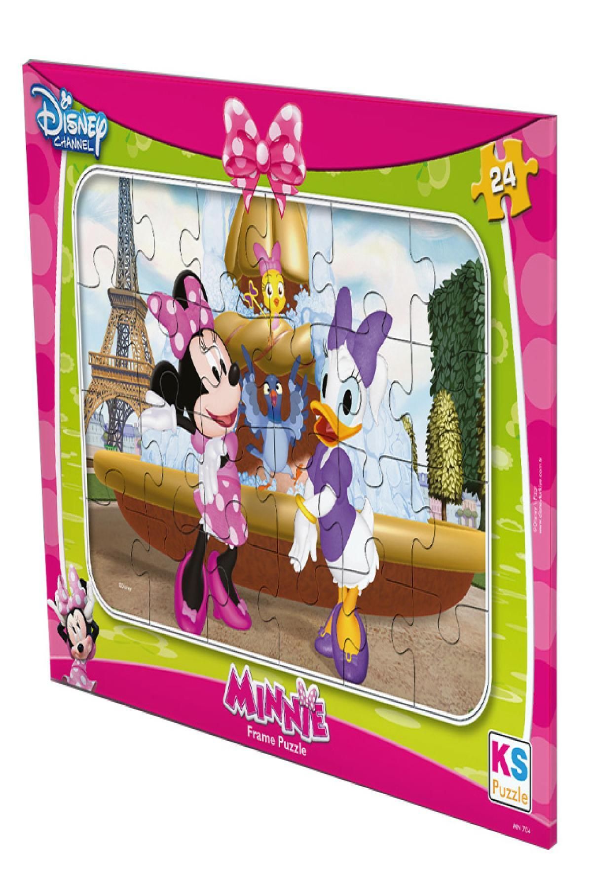 Nextpage Ks Games Puzzle 24 Parça Minnie Mose Frame Min704 KSGM