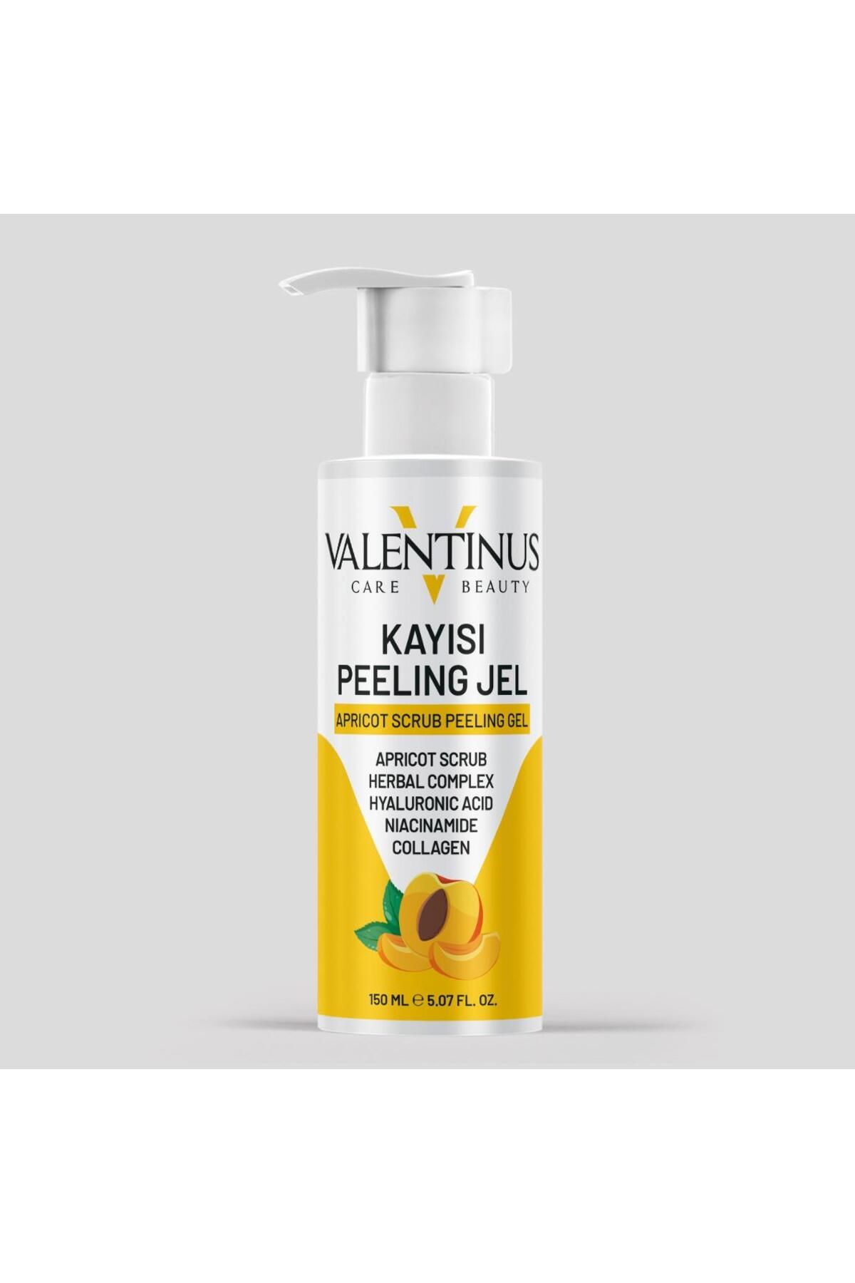 Valentinus Kayısı Peeling (Apricot Scrub) Jel