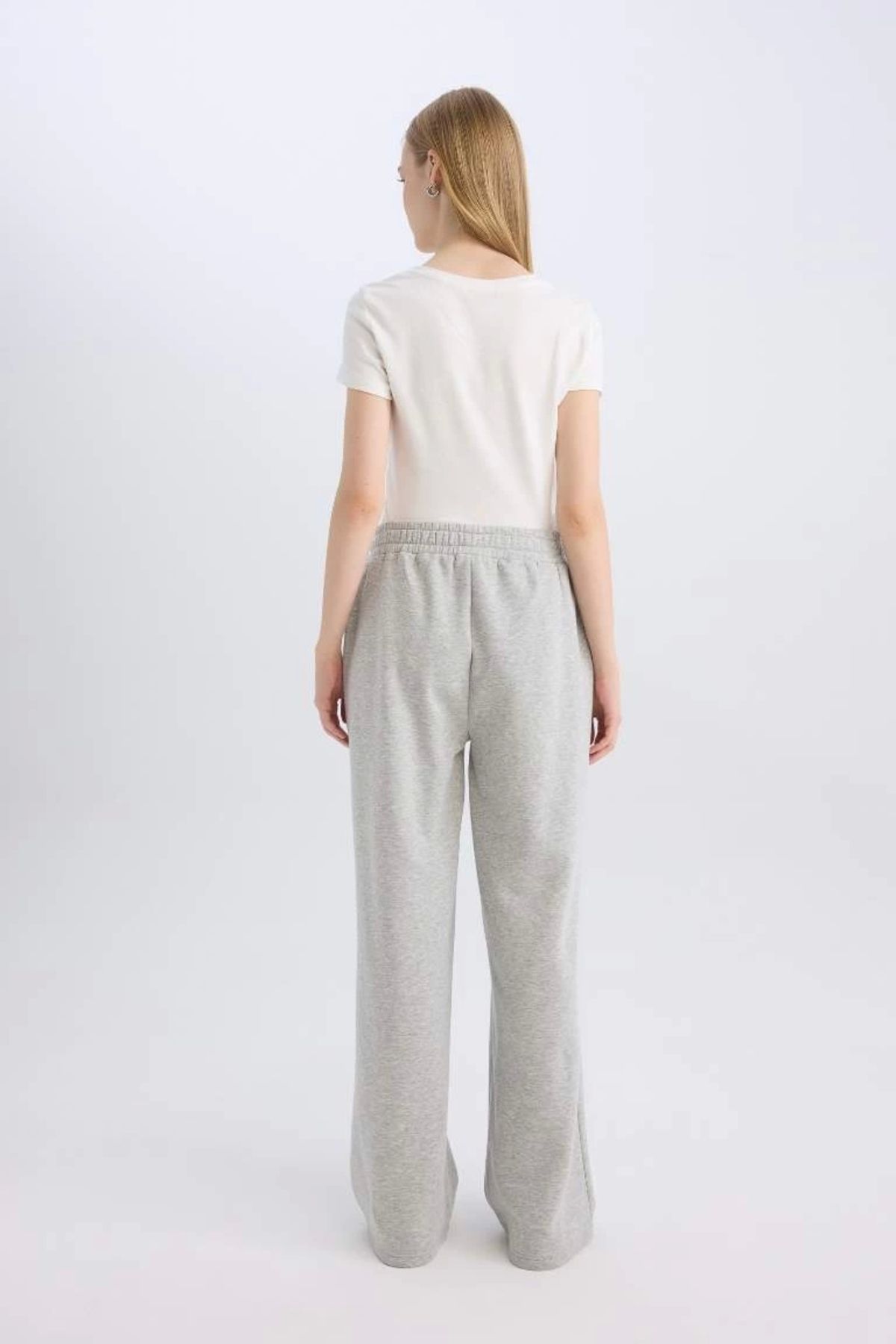 DeFacto-B3345 Pantaloni de trening Coool Wide Leg 7