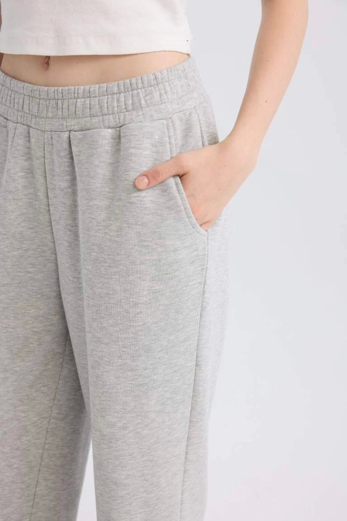 DeFacto-B3345 Pantaloni de trening Coool Wide Leg 6