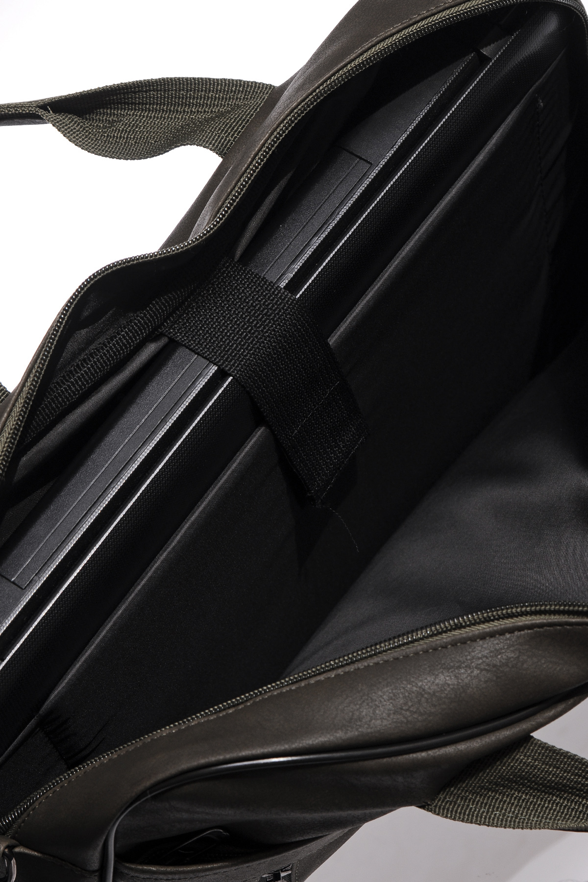 By Hakan  Gk38 Viyana Evrak/laptop Çanta Yeşil - Görsel 4