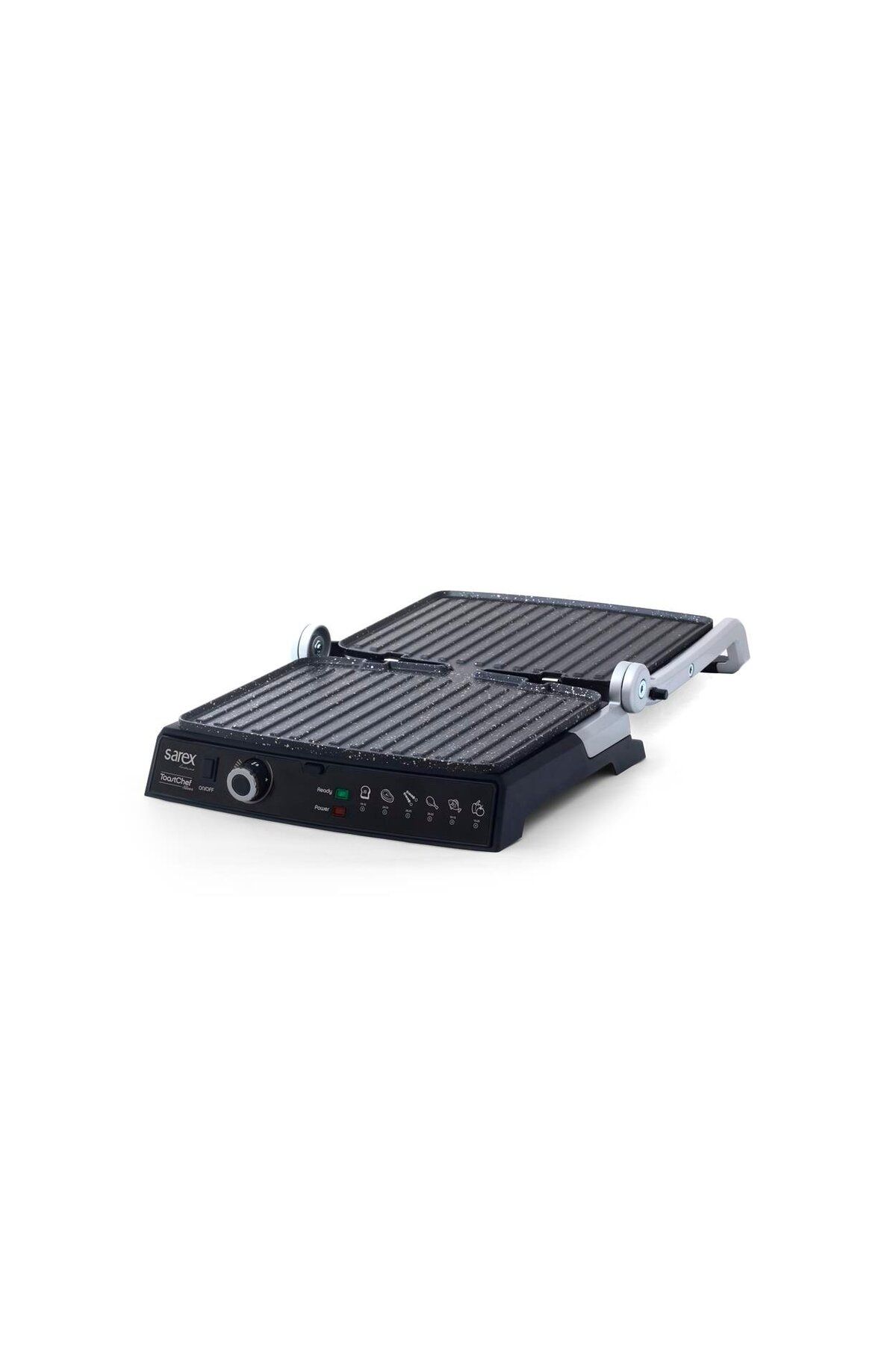Sarex-Sr-3411 Toastchef Silver Grill and Toaster 4