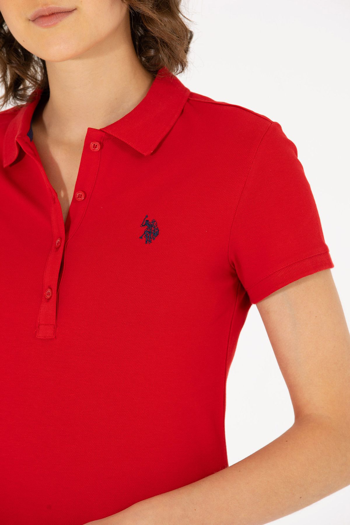 U.S. Polo Assn.-Tricou roșu Basic Polo pentru damă 50262675 -vr171 7