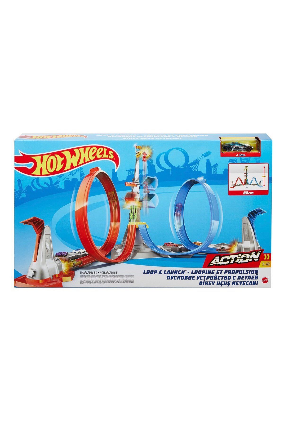 misan GRW39 Hot Wheels Dikey Uçuş Heyecan Yarış Seti