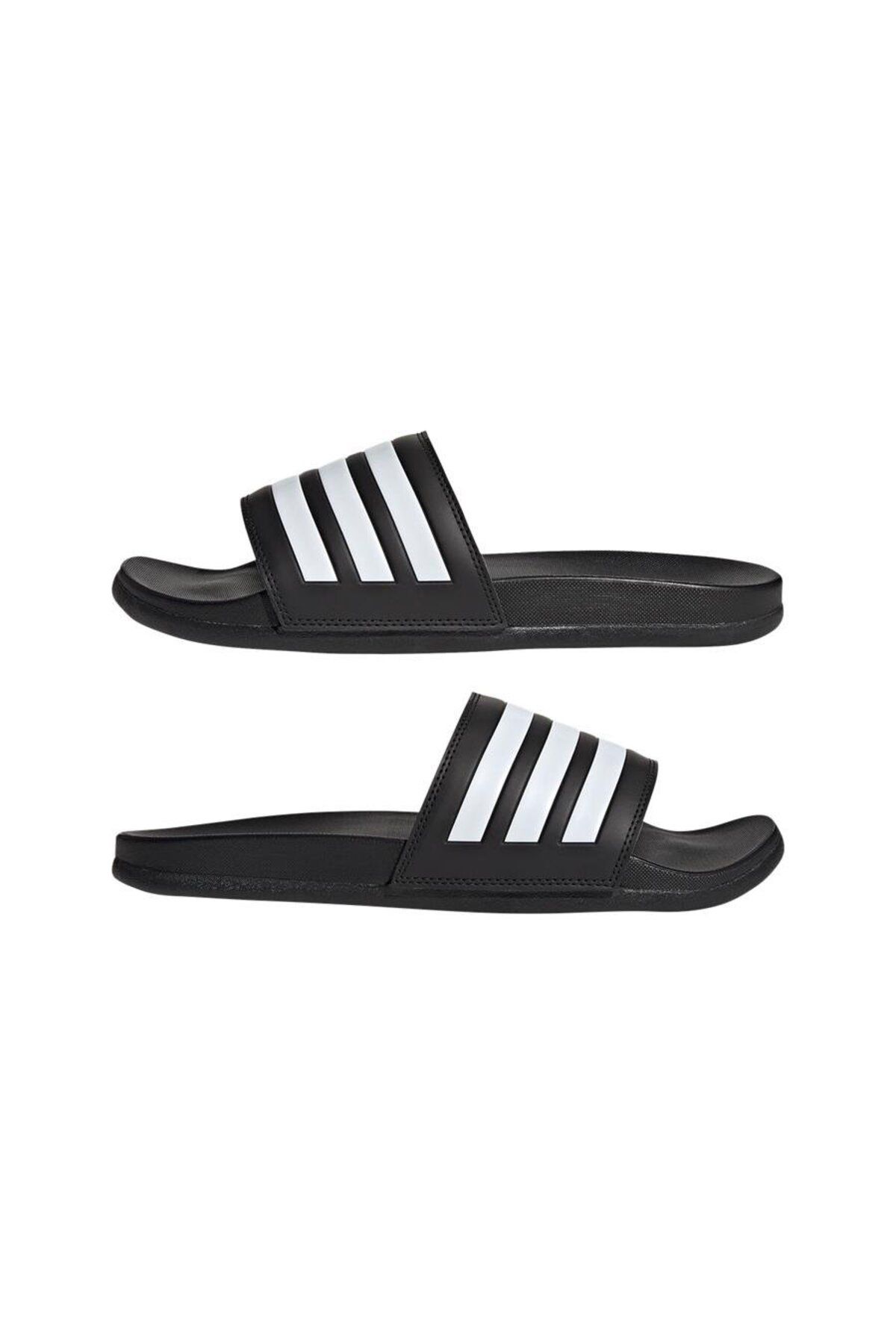 adidas-Adilette Comfort Black Slippers (GZ5891) 1