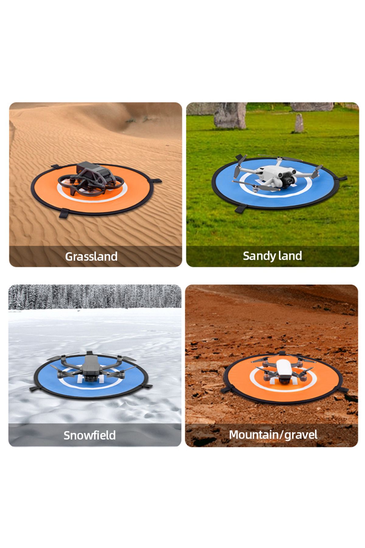 APWIKOGER-Drone Landing Pad Foldable Quadcopter Parking Apron Pad Elastic UAV Universal Apron Pad for DJI M... 5