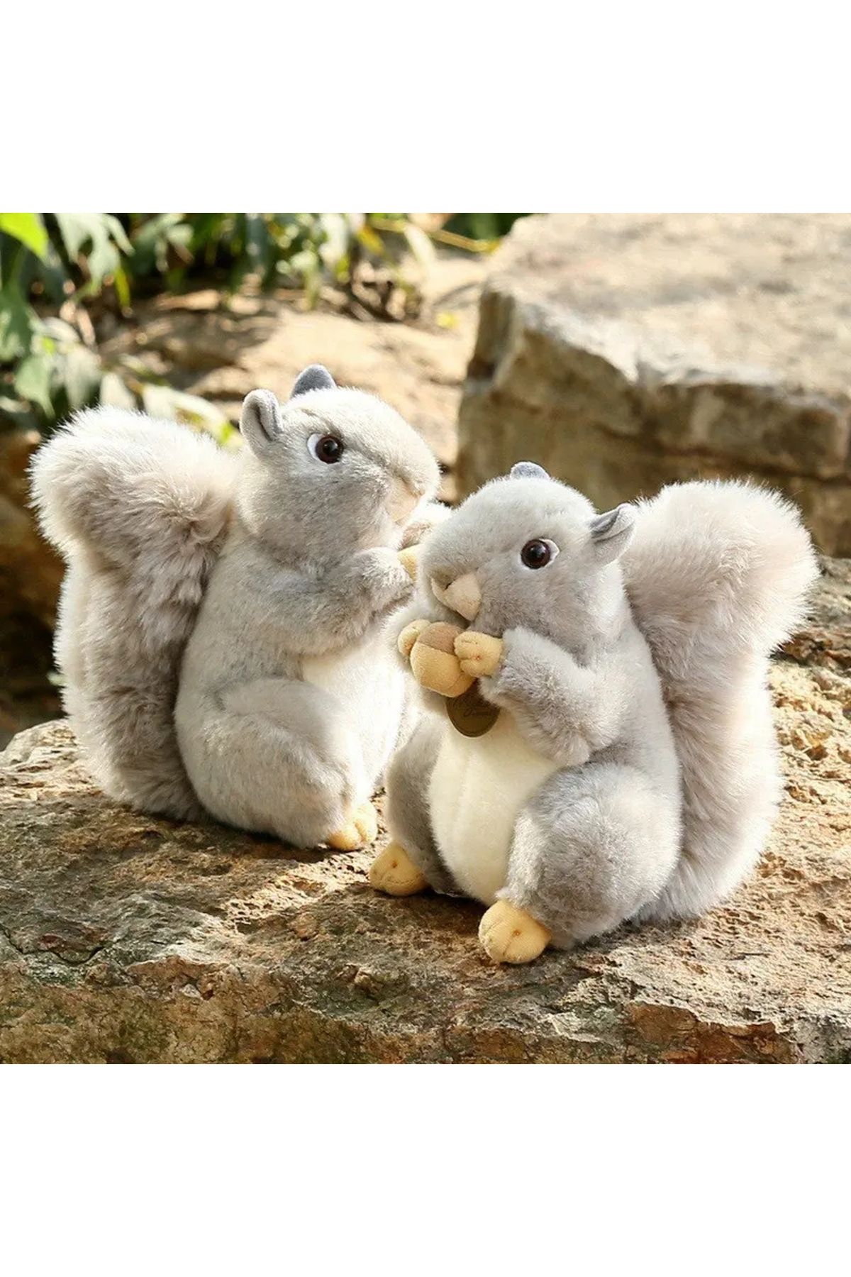 Choice-20cm Simulation Squirrel Plush Toy Cuddly Squirrels Holding Pine Cones are the Best Toys for Frie... 2