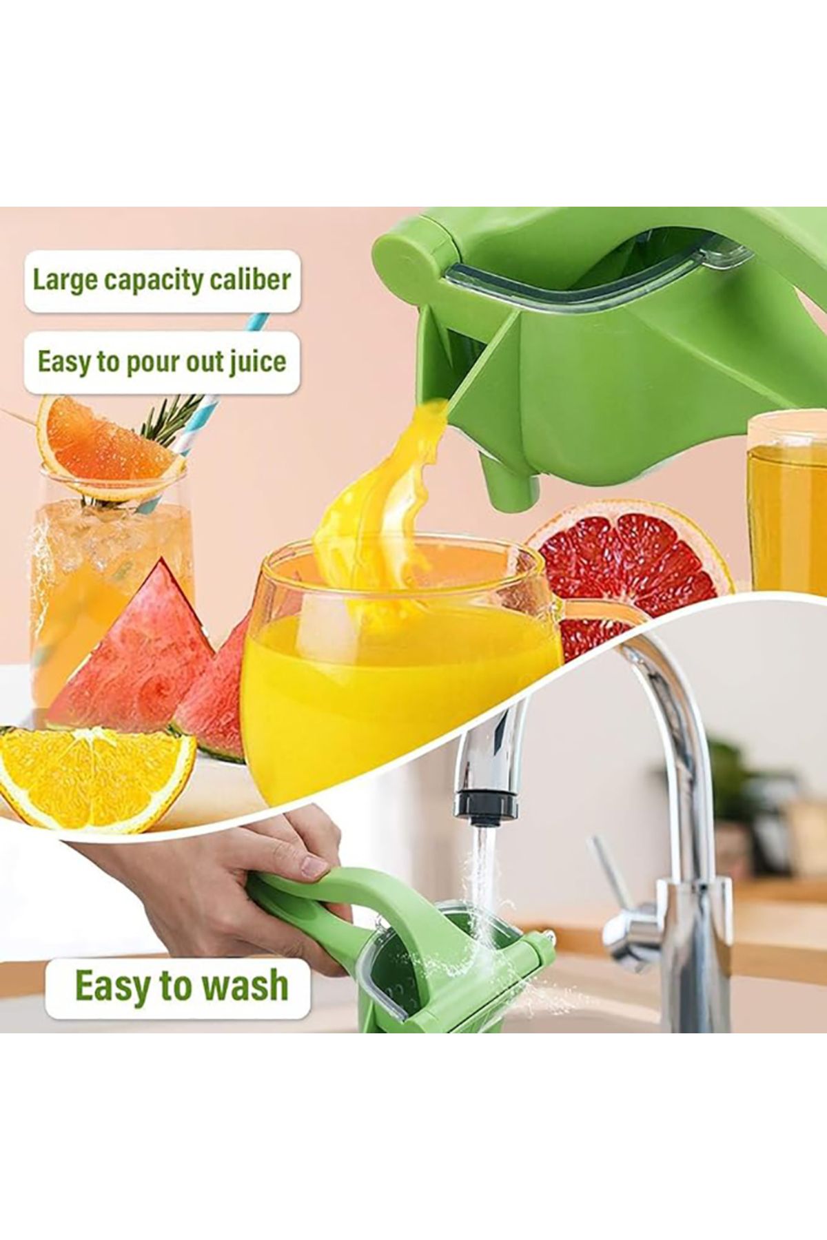 Choice-Manual Juicer Processor Juice Fruit Pressing Citrus Orange Juicer Lemon Hand Press Portable Home ... 6