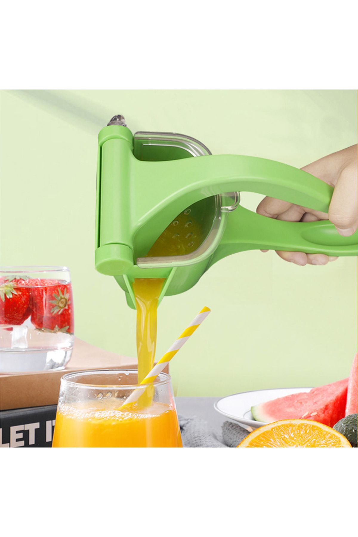 Choice-Manual Juicer Processor Juice Fruit Pressing Citrus Orange Juicer Lemon Hand Press Portable Home ... 2