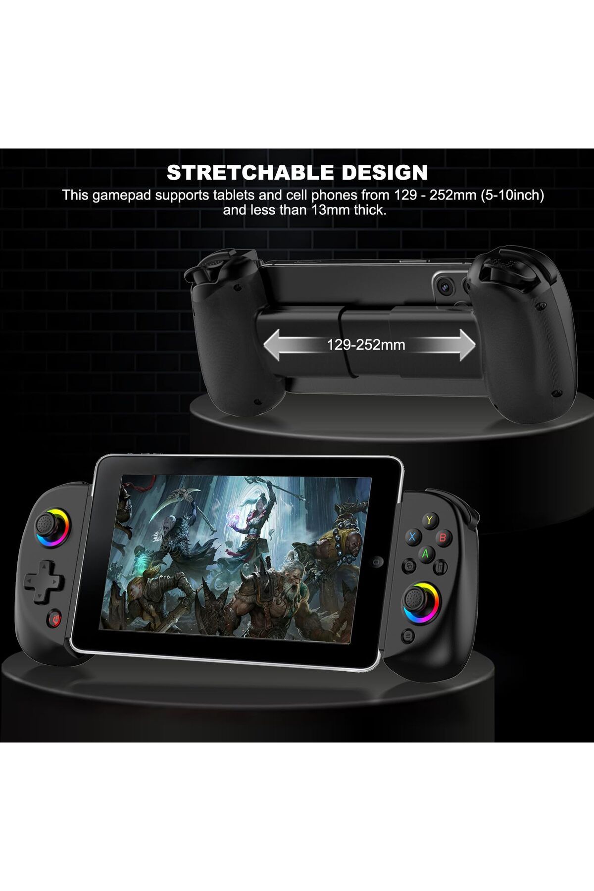 Choice-BSP-D8 Telescopic Mobile Gaming Controller For Android IOS PS3 PS4 Switch Mobile Phone Gamepad Bl... 6