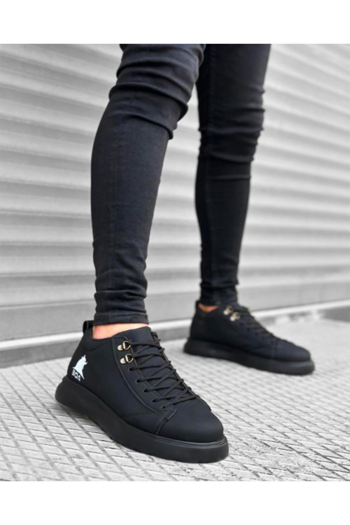 Preux Erkek Bağcıklı Sneaker Ortopedik Mevsimlik Günlük Ayakkabı