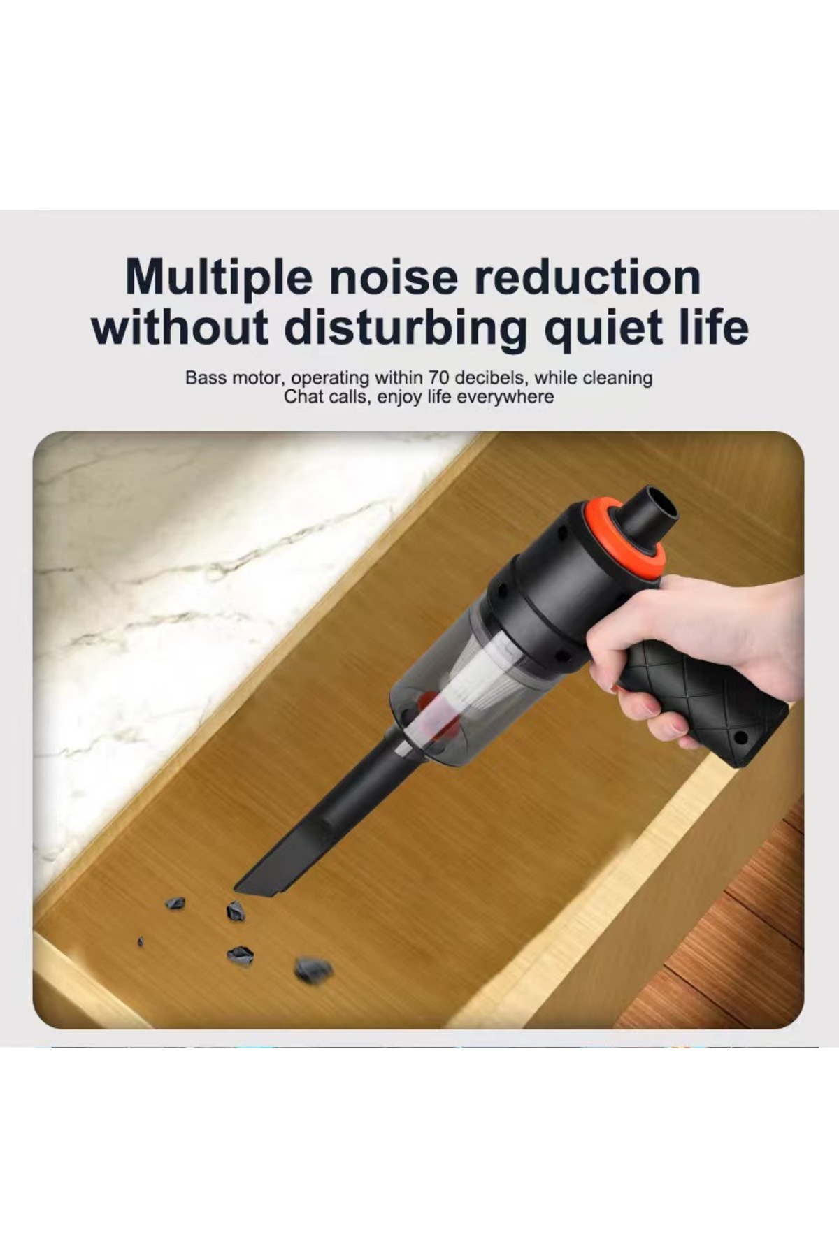 Choice-Dual use wireless handheld vacuum cleaner for blowing and suction, high-power car and household c... 4