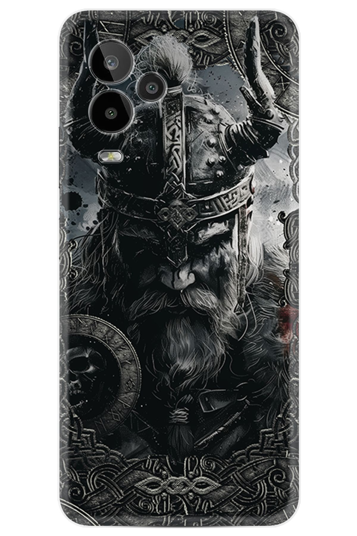 General Mobile 24 Pro Kılıf HD Resim Baskılı Viking StKd -012