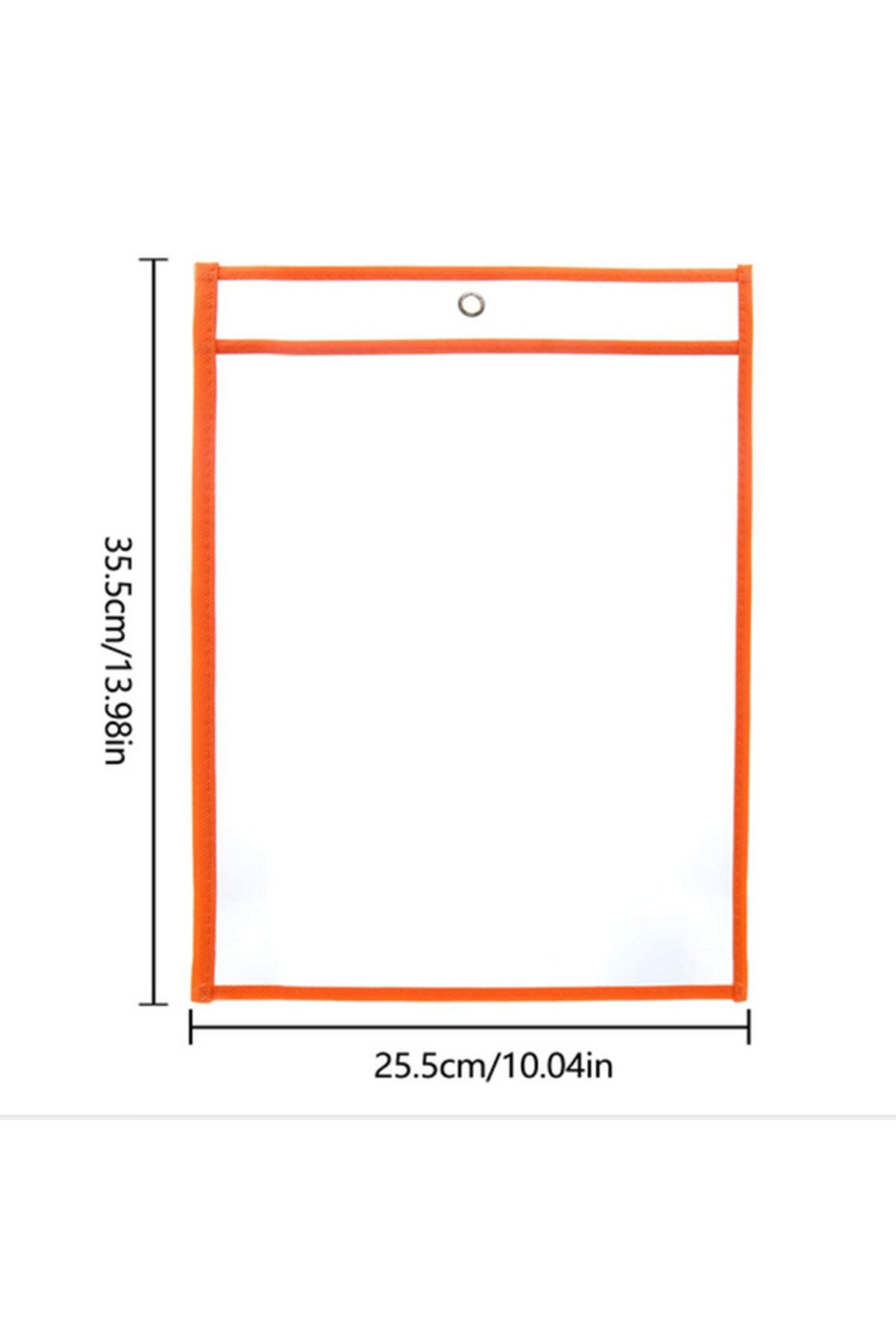 Choice-10x Transparent Reusable Dry Erase Pocket Write Wipe File Storage Bag Stationery 6