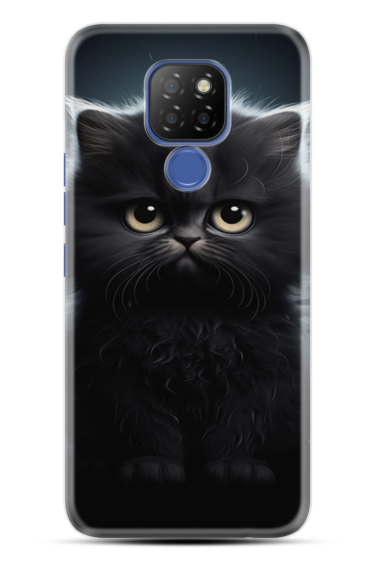 General Mobile GM9 Pro Kılıf HD Resim Baskılı Tombul Kedi StKd -003