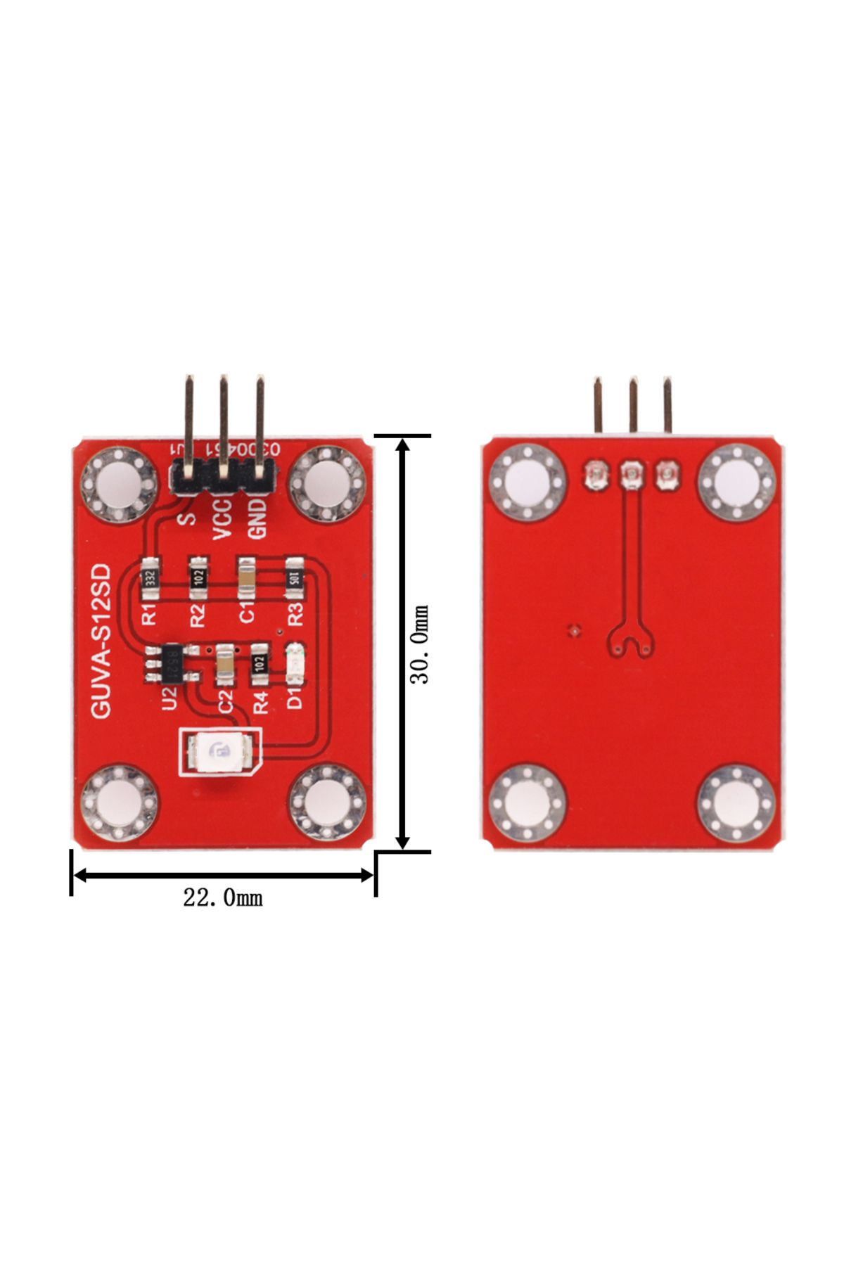 Choice-UV Sensor 240-370nm GUVA-S12SD 3528 Solar Ultraviolet Intensity Module DC 3.3-5V For Arduino /Ras... 6