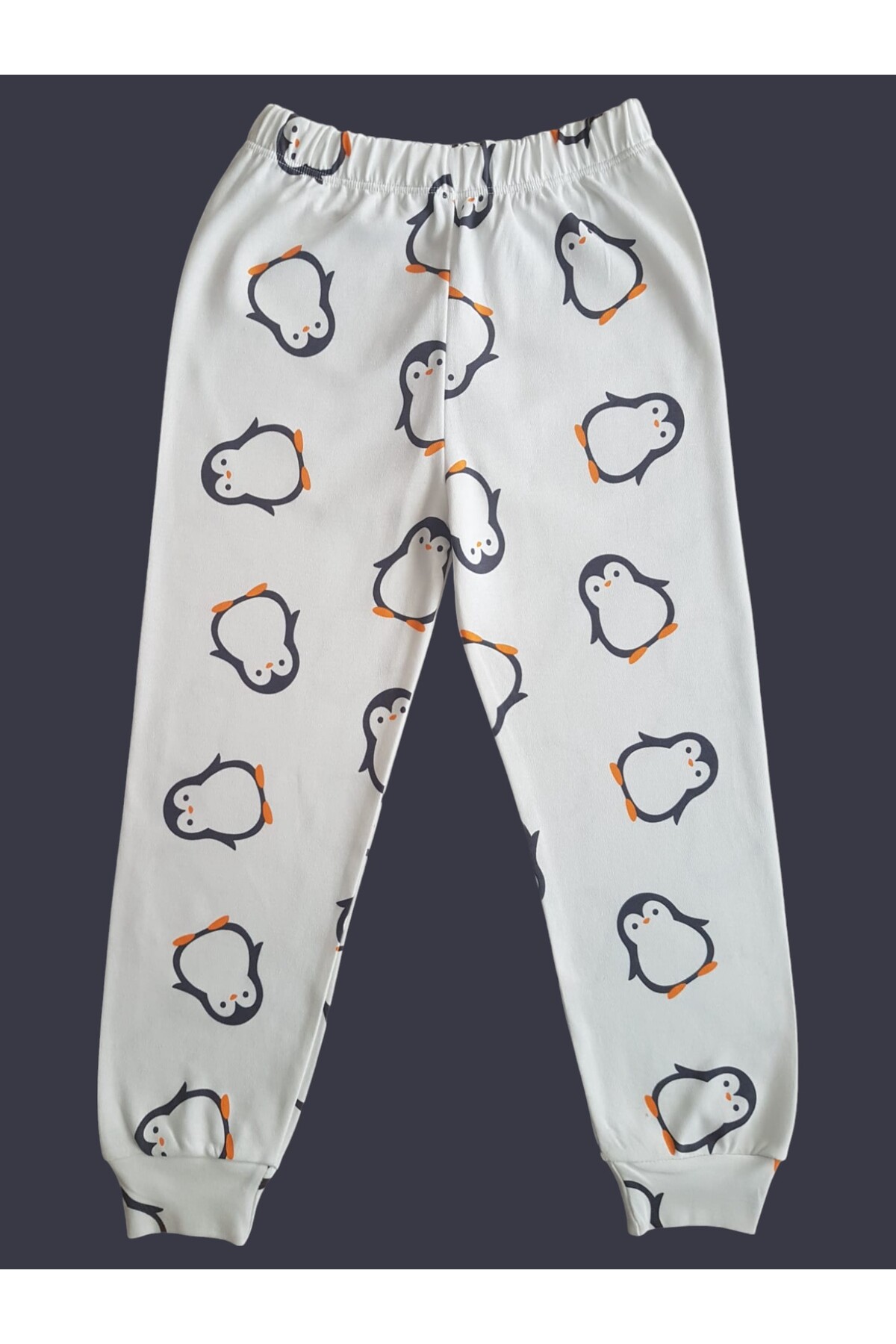 Çamaşır Bahçesi Uzun Kollu Desenli Çocuk Pijama Takım #baskılıçocukpijamatakım #çamaşırbahçesi #penguen2desenpijama fotoğrafı 4 (önizleme)