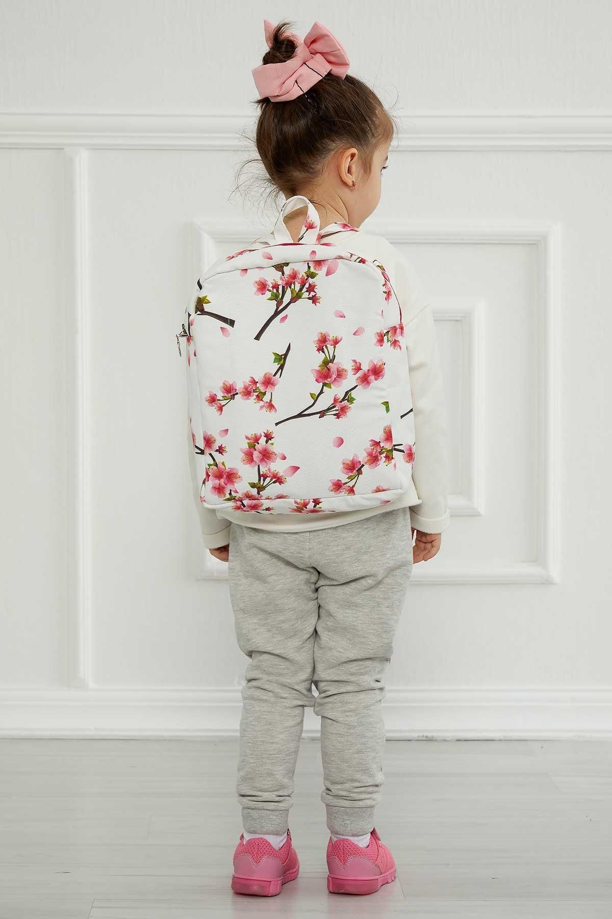 Ayşe Tasarım-Large Size Patterned Children's Backpack - Cs-7B 2