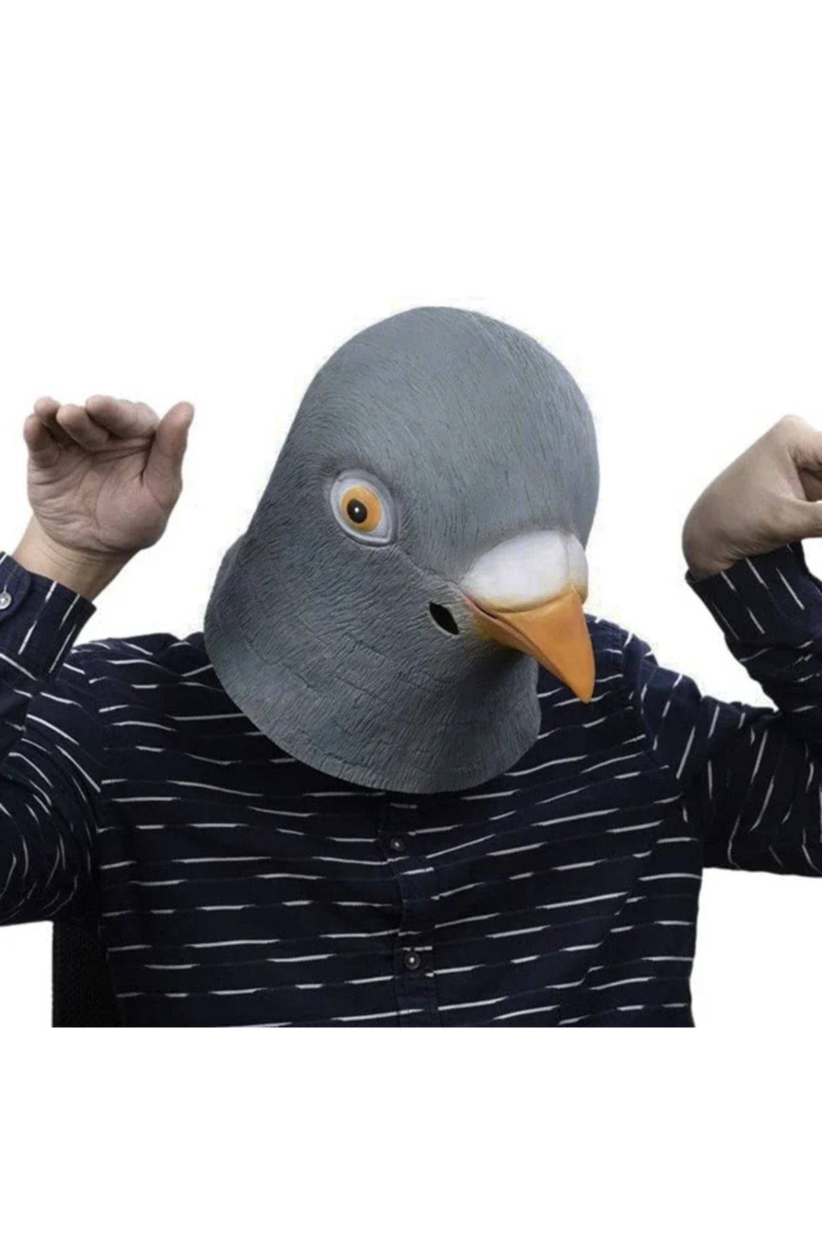 Choice-Funny Latex Pigeon Mask Giant Bird Head Halloween Cosplay Costume Theater Props Full Face Masks f... 6
