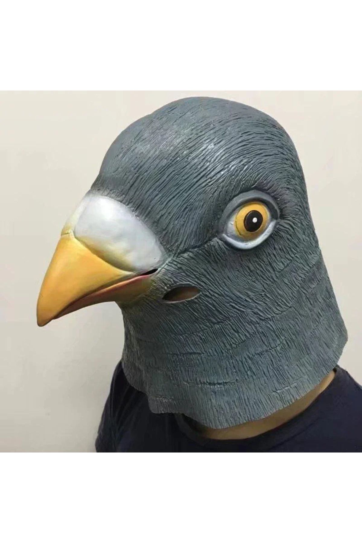 Choice-Funny Latex Pigeon Mask Giant Bird Head Halloween Cosplay Costume Theater Props Full Face Masks f... 7