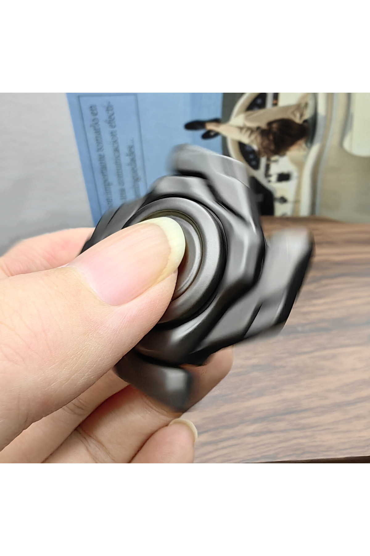 Choice-EDC Fidget Sliders MINI Open Armor Spinning Top Fidget Toys Stress Relief For Adults Magnetic Met... 4