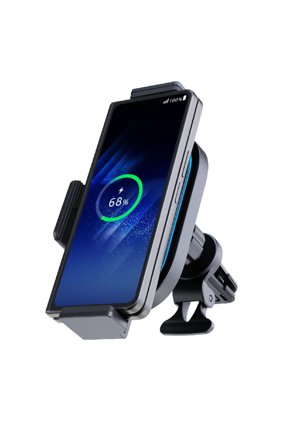 Opansten-Automatic Clamping Wireless Car Charger Mount For Samsung Galaxy Z Fold 4 3 2 S22 S21 iPhone 14 1... 6
