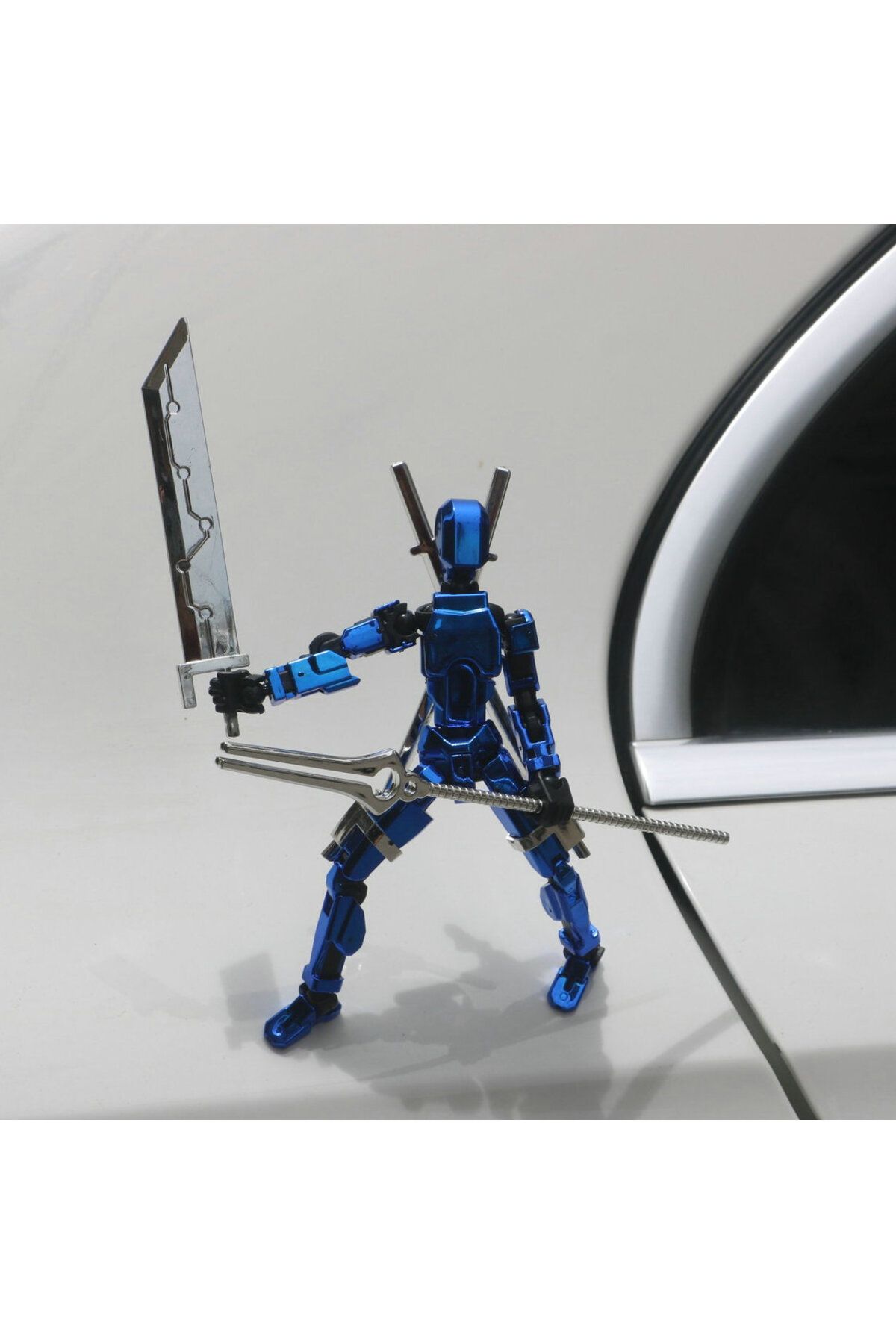 Choice-Magnetic Electroplated metal Lucky 13 Movable Joint Doll 3D Toy DIY Figure Building Blockc Ativit... 5