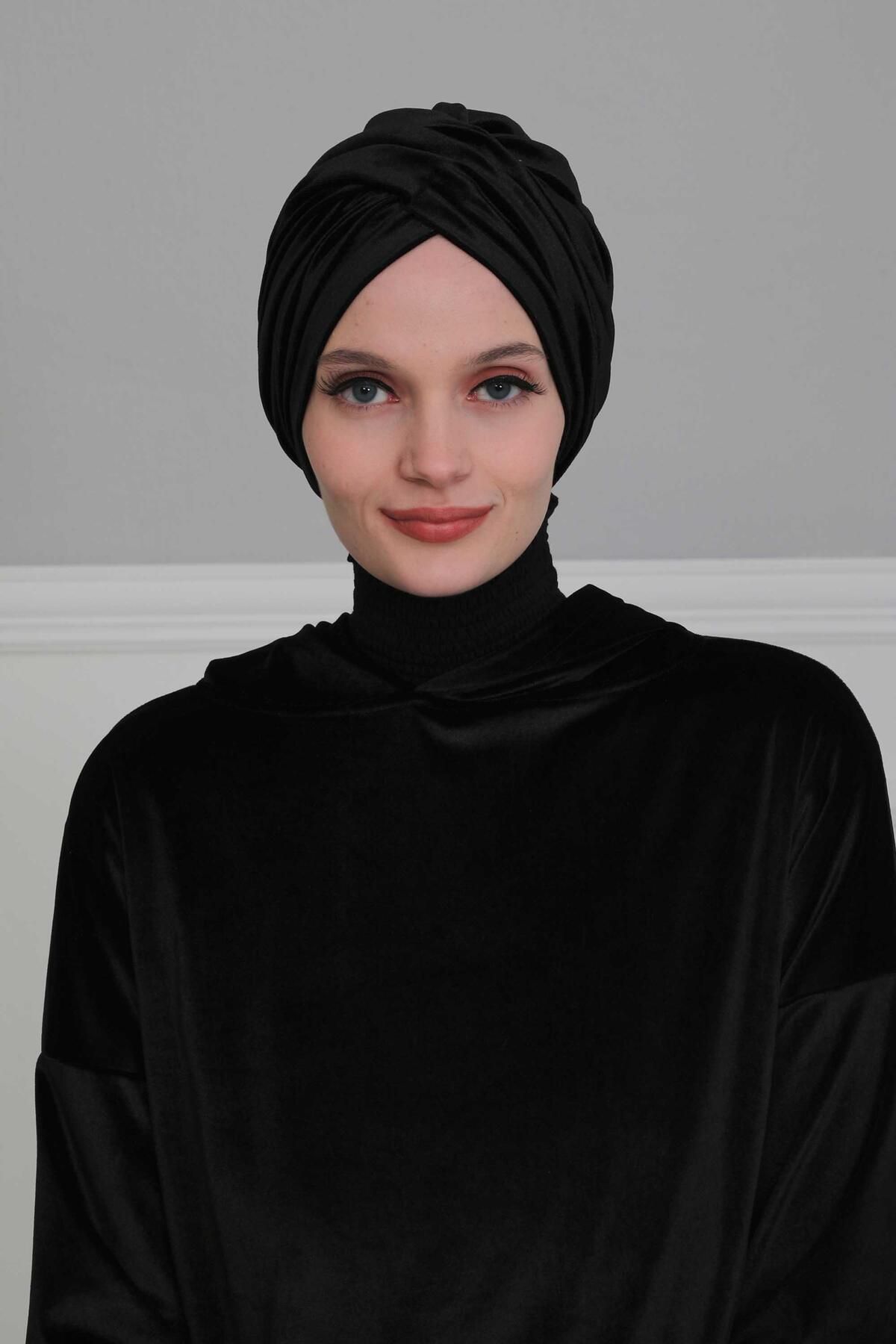 Aisha's Design-B-9K Model Velvet Bonnet 7