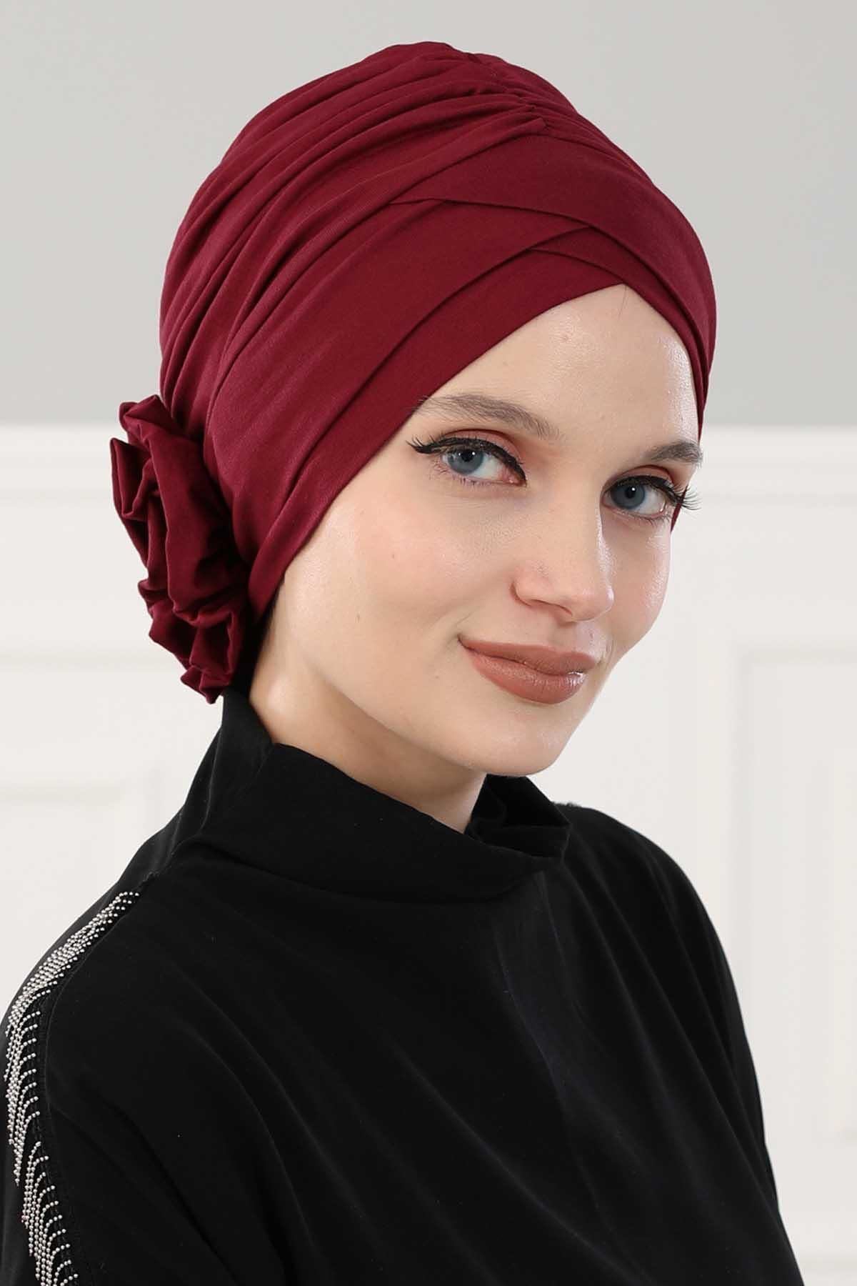 Aisha's Design-B-26 Model Cross Rose Bonnet 4