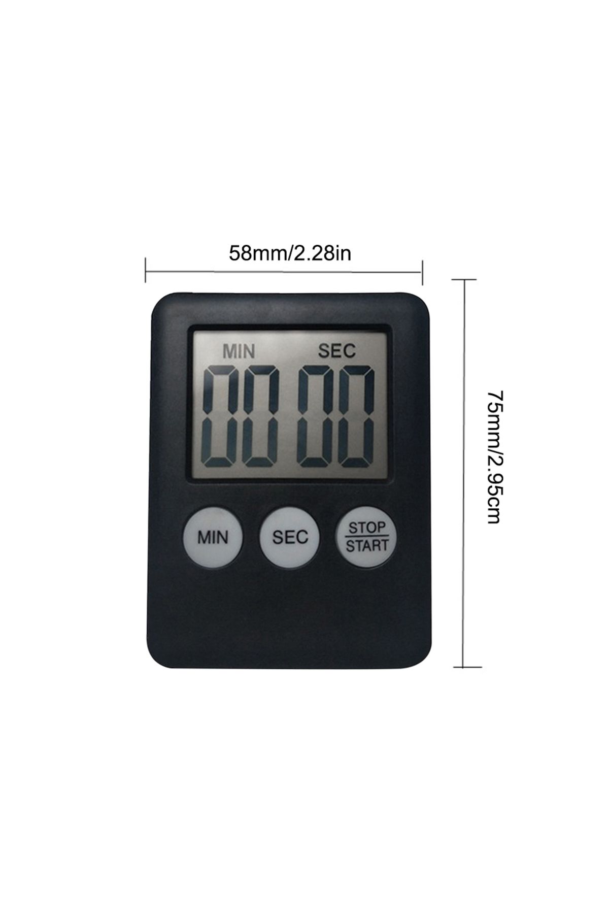 Choice-Digital Electronic Kitchen Timer Multi-Function Electronic Timer Stopwatch LCD Display for Sports... 6