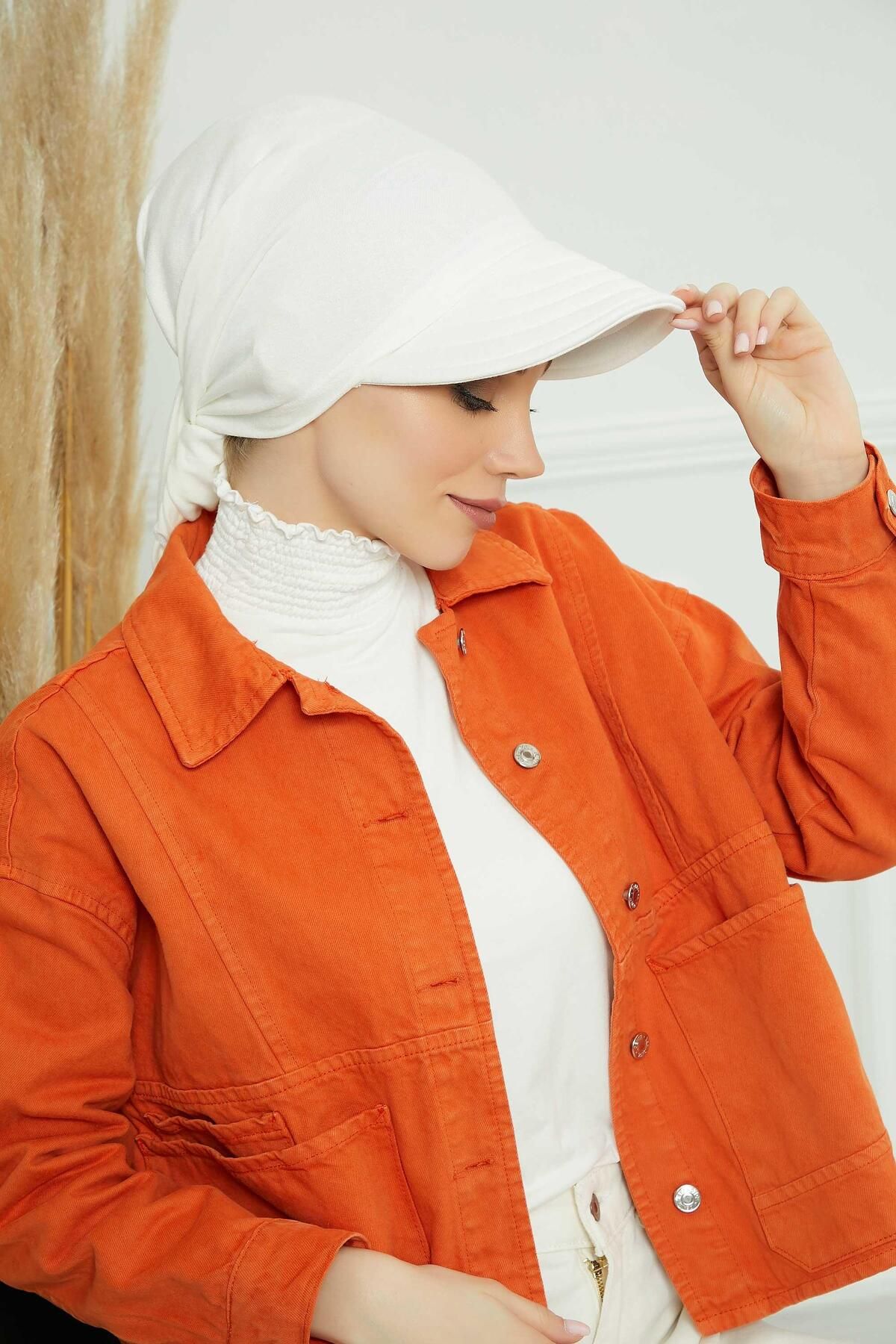 Aisha's Design-Bandana Bonnet with Visor,b-71 2