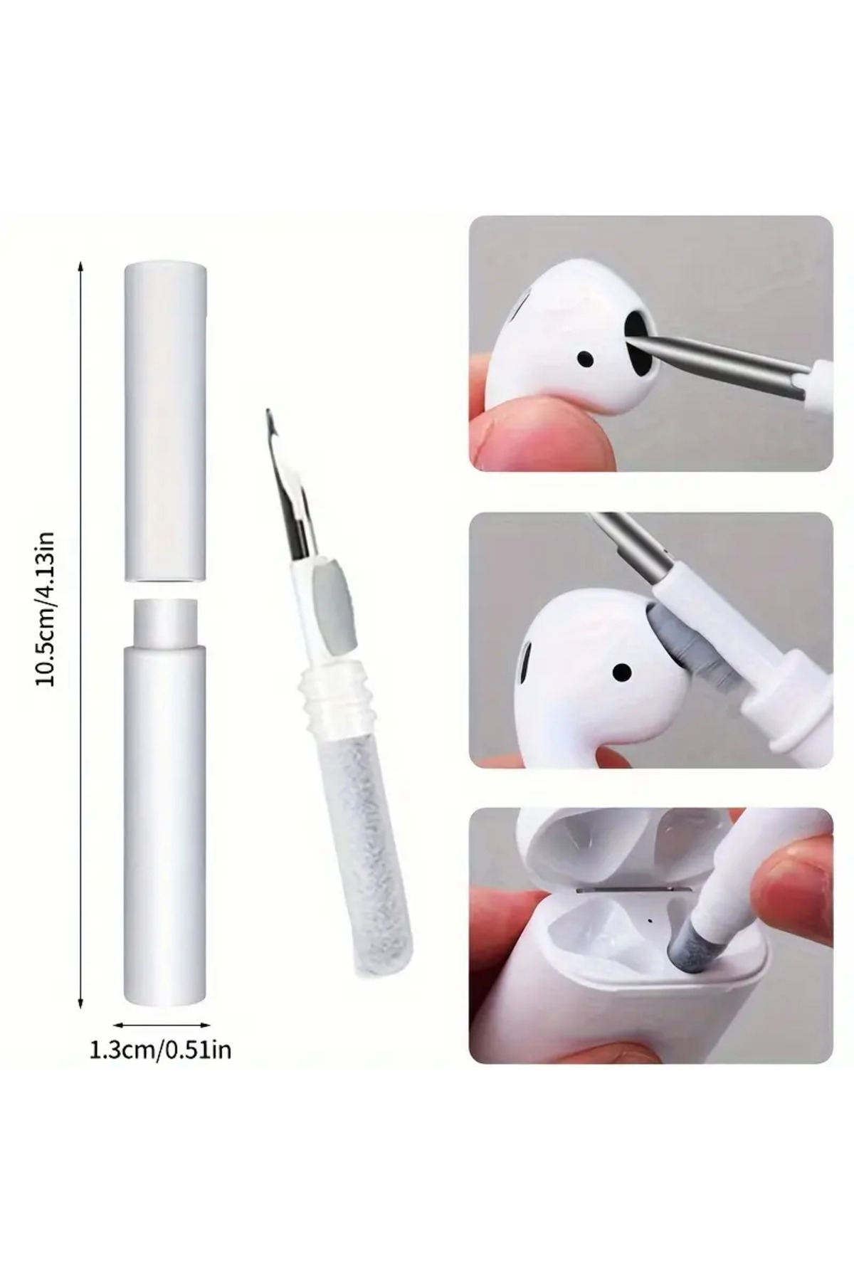 DEZİ Kulaklık Temizleme Kalemi ve Fırçası - Pratik ve Etkili Temizlik Aracı