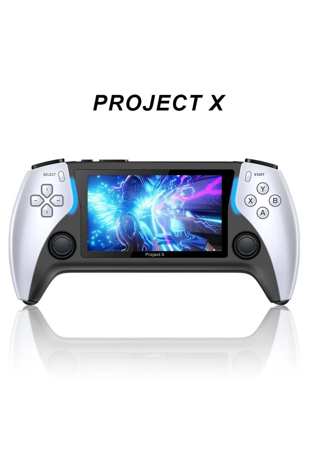 Choice-WHITE New Project X 4.3 Inch High-Defintion Ips Screenhandheld Game Console Supports Ps1 Arcade Hd O 1