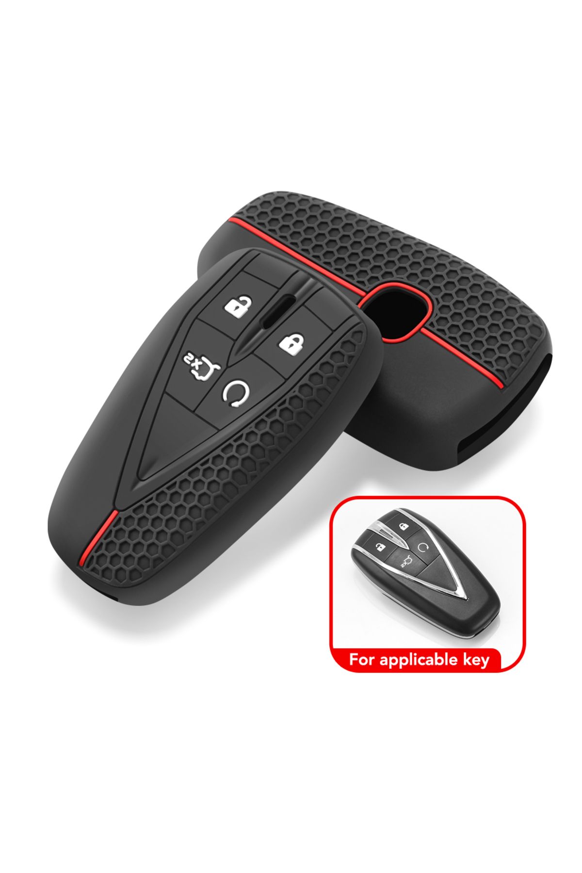 Choice-Silicone Car key Case Cover For Changan CS35PLUS CS35 Plus CS55 PLUS CS75 PLUS Eado UNI-T UNI K O... 2
